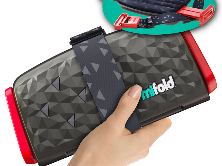 Mifold grab-and-go compact folding booster seat
