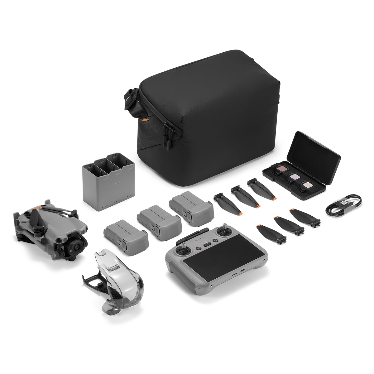 Dji mini 5 pro drone w/ rc2 , fly more kit & nd filter set