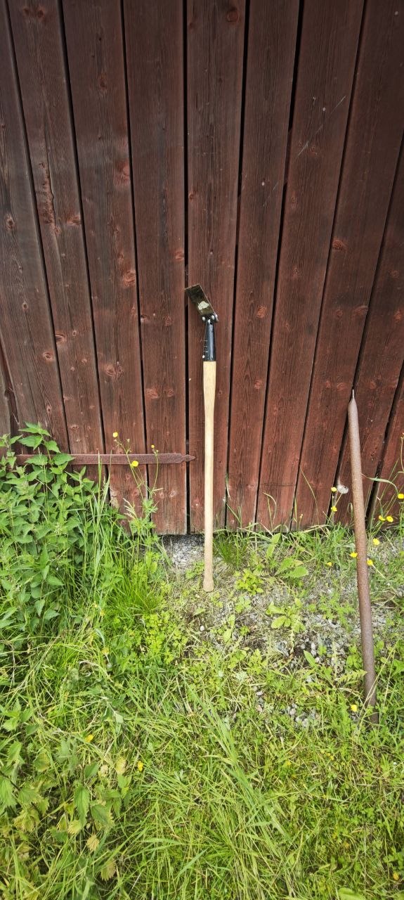 Barkspade vinklad