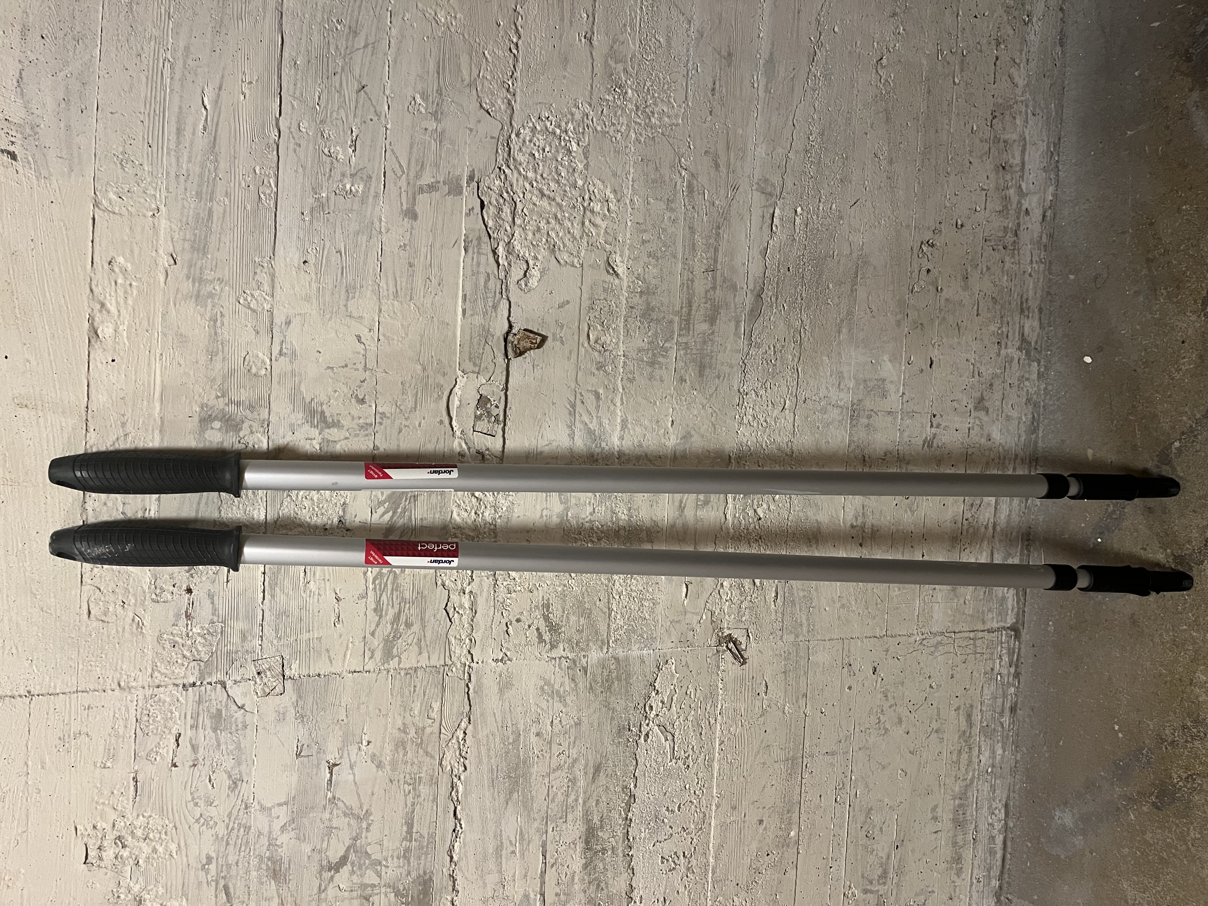 2 stk jordan teleskopskaft