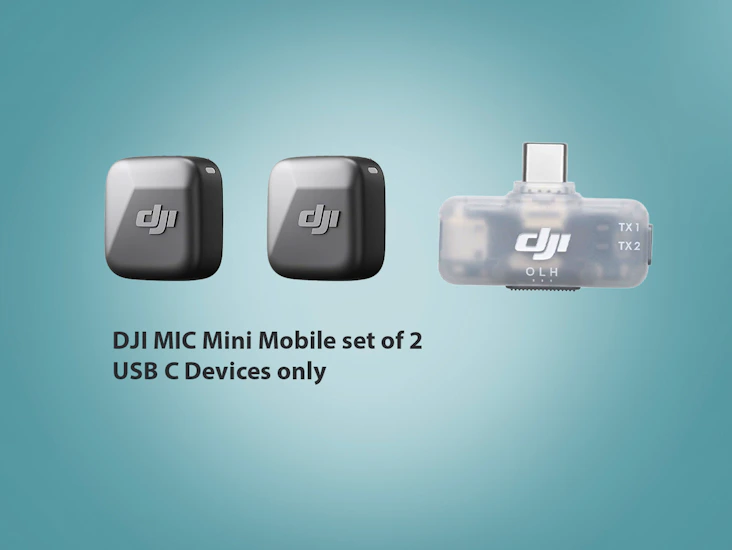 Dji mic mini mobile set of 2 – usb-c devices only 🎤