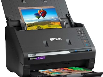 Rent Epson FastFoto FF-680W Wireless High-speed Photo Scanner