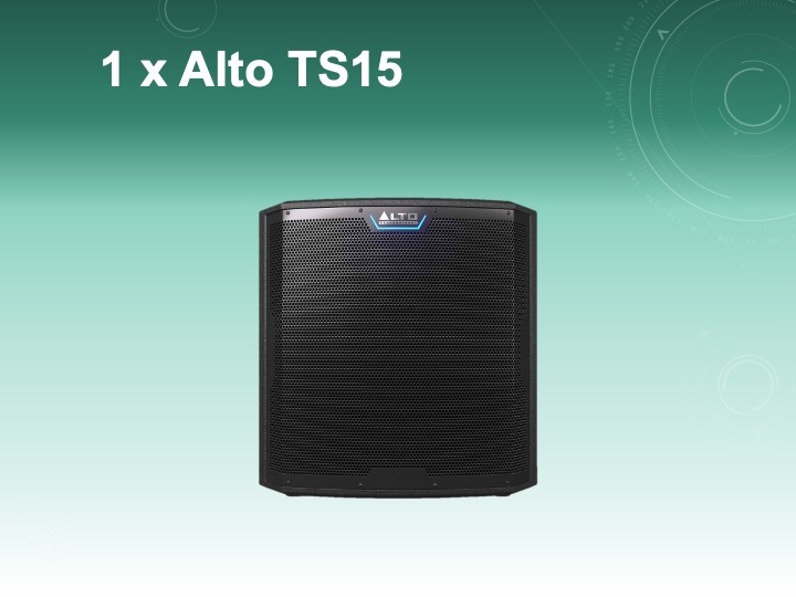 Alto professional ts15s (single unit)