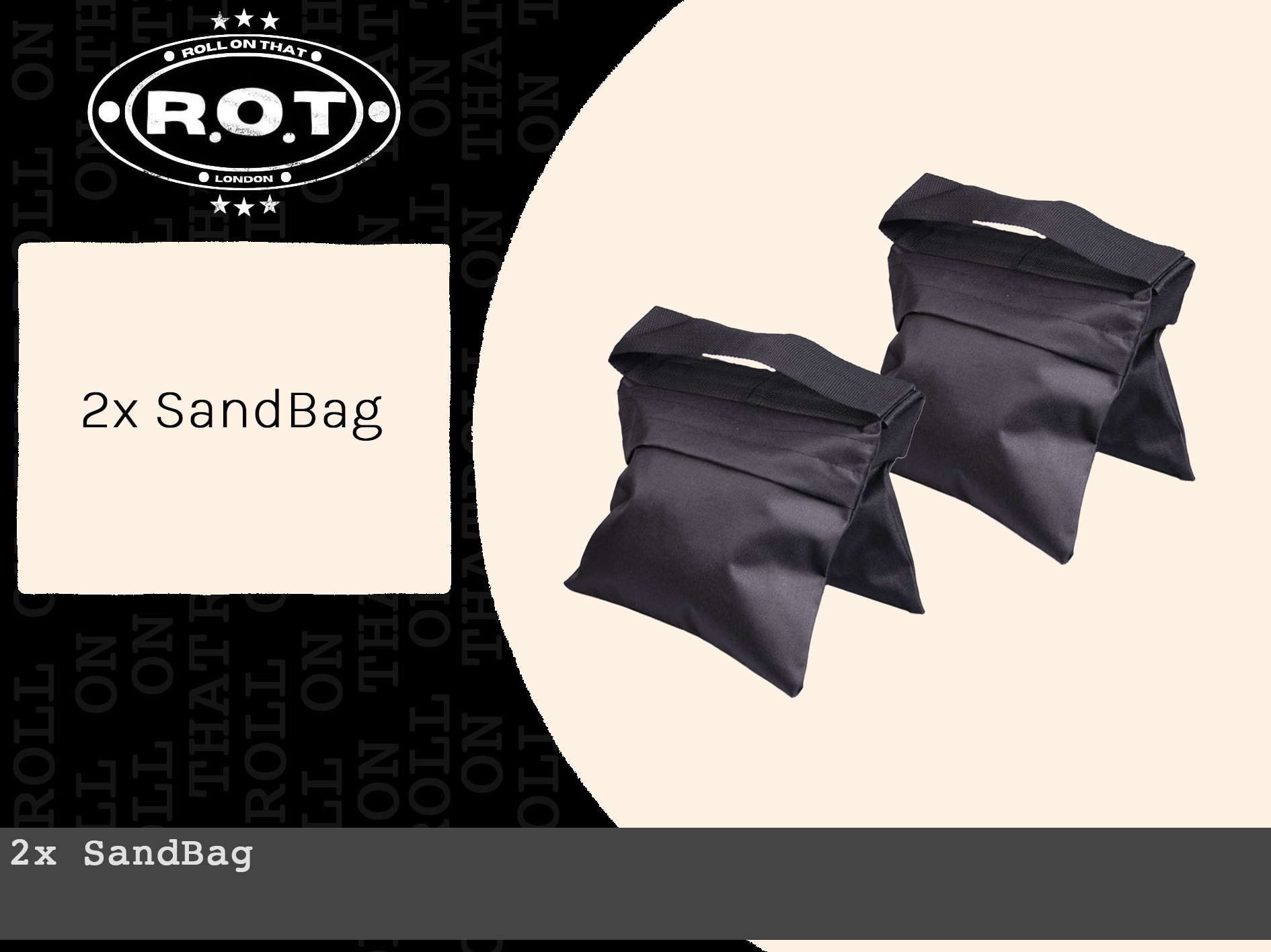 2x sandbags
