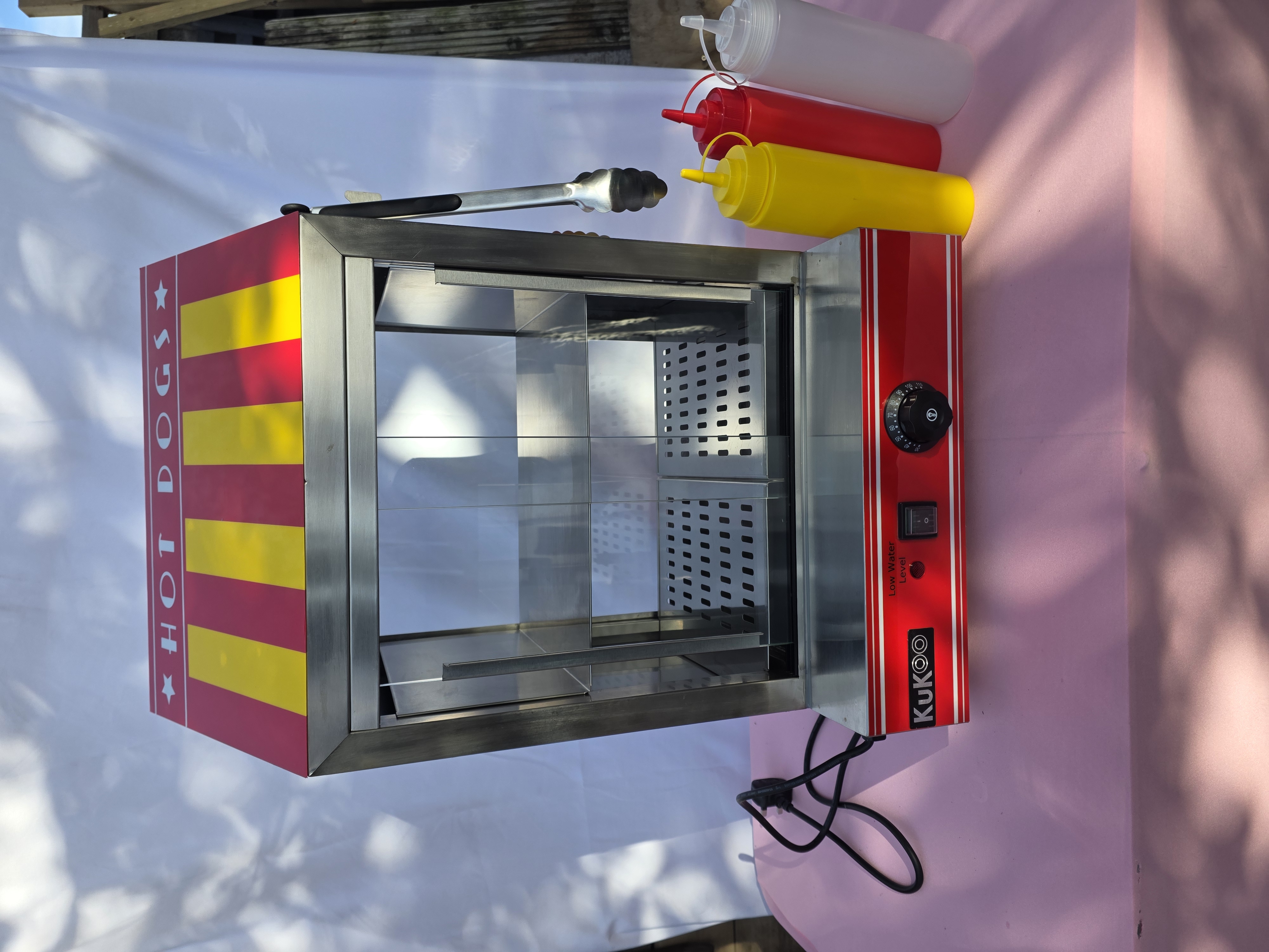 Hotdog steamer/machine