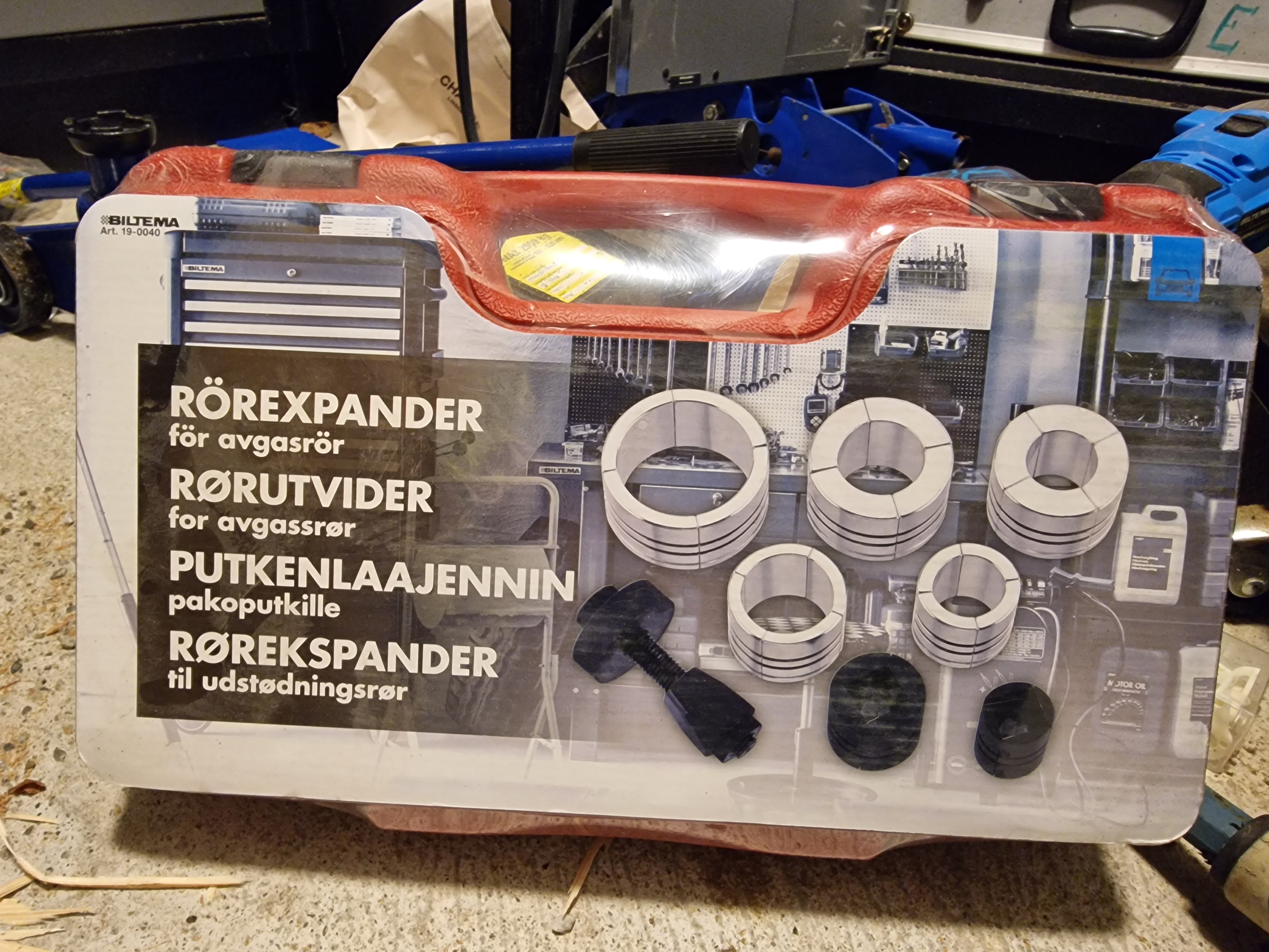 Rørutvider, eksosverktøy