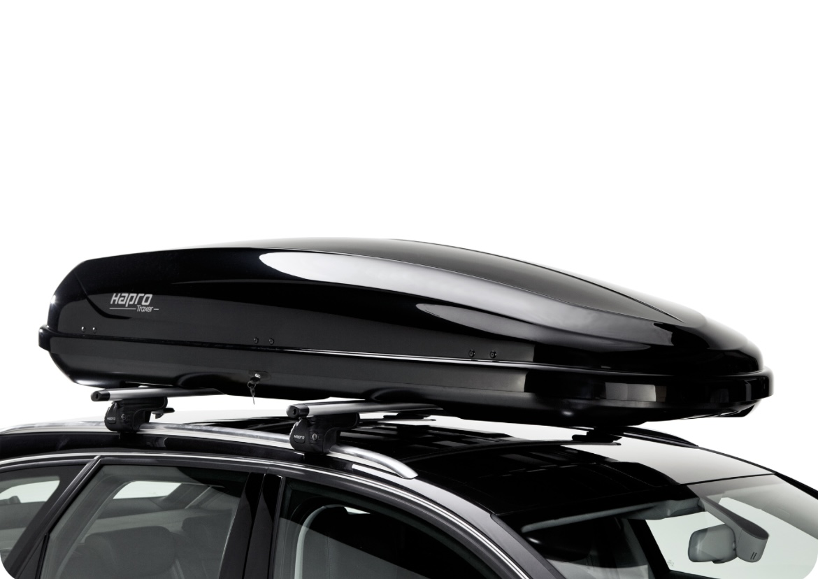 Hapro takbox traxer 8.6 530 l blanksvart 