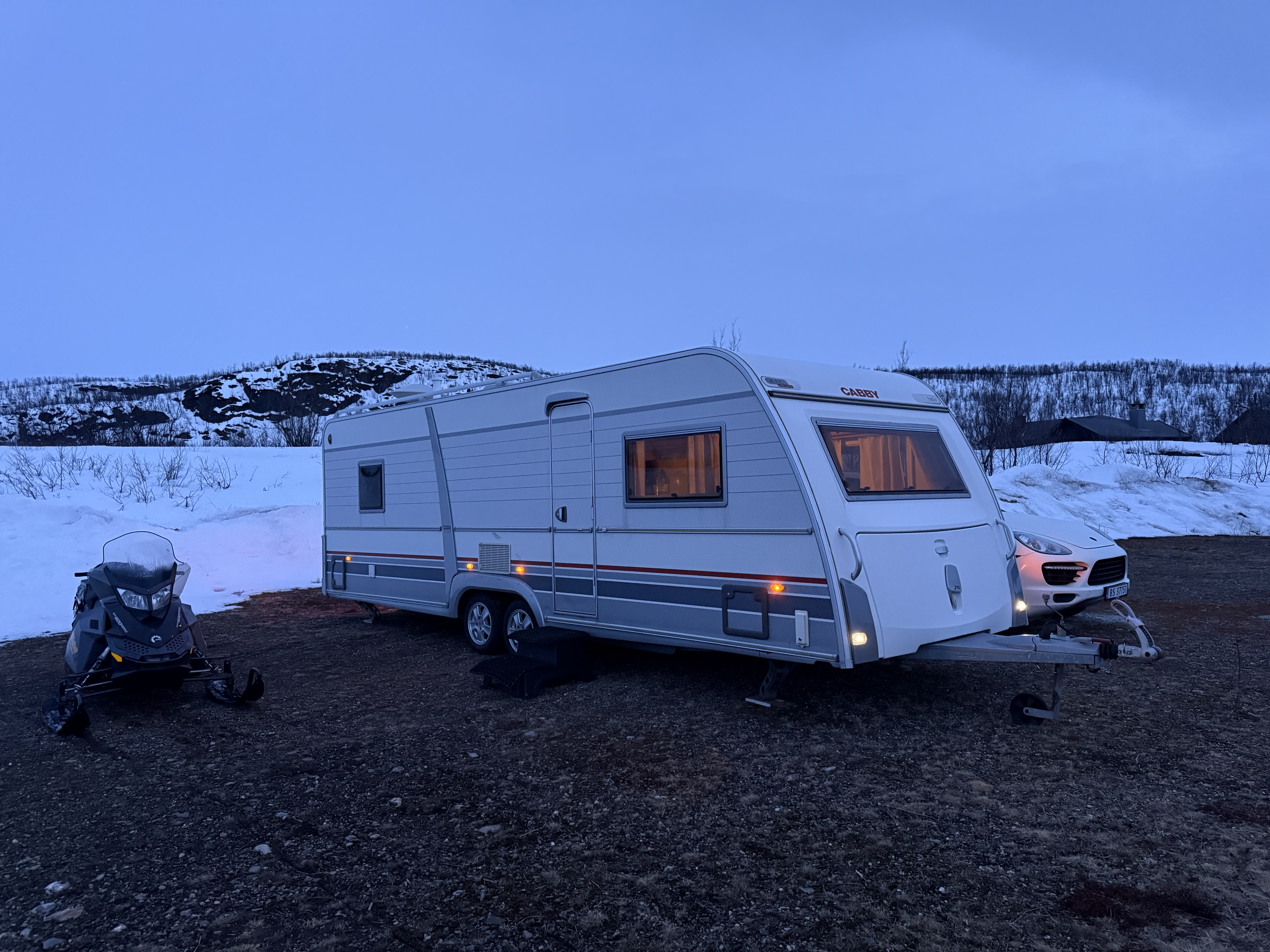 2008 cabby 740 + til leie
