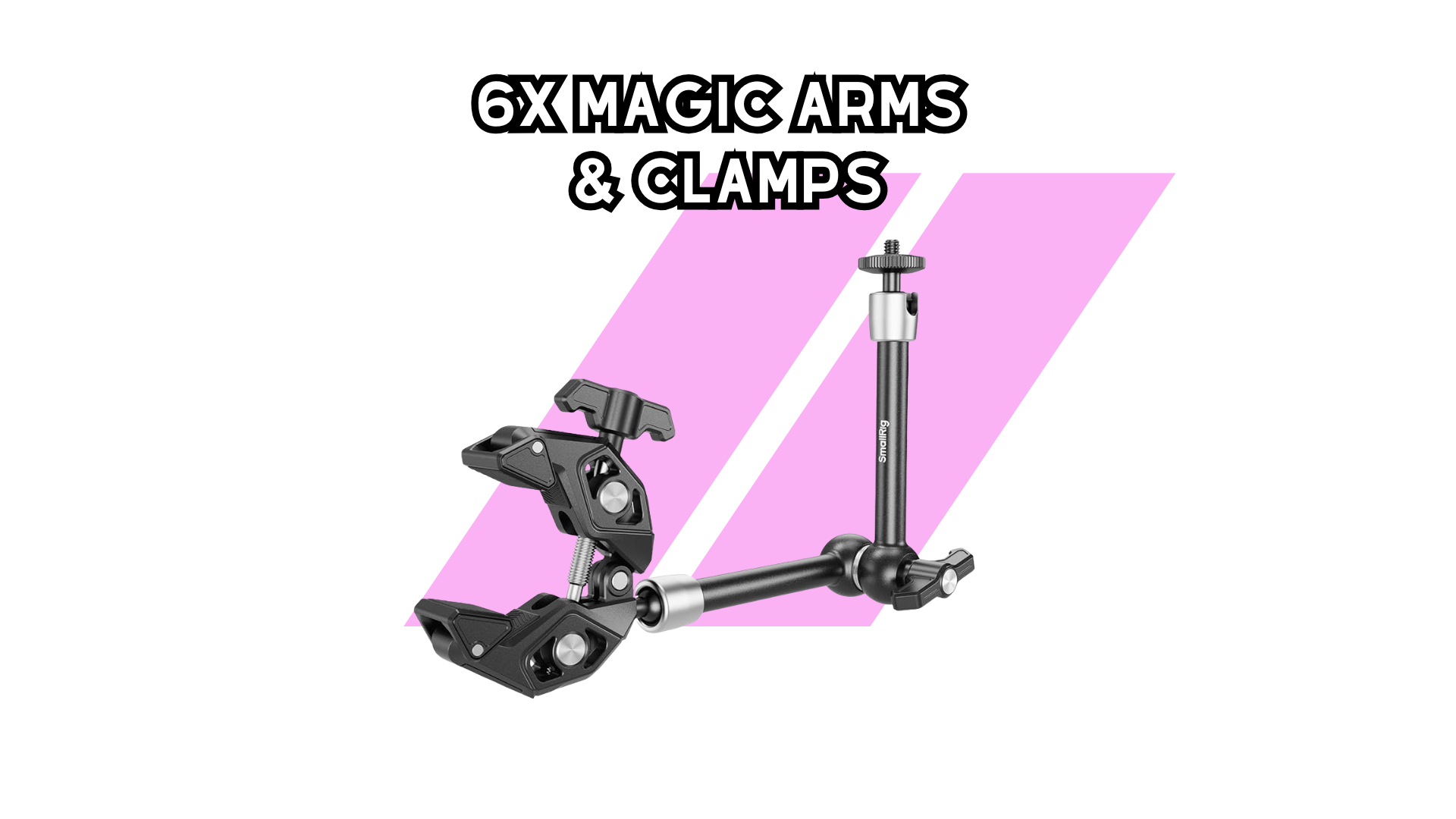 6x magic arms and clamps (kit)