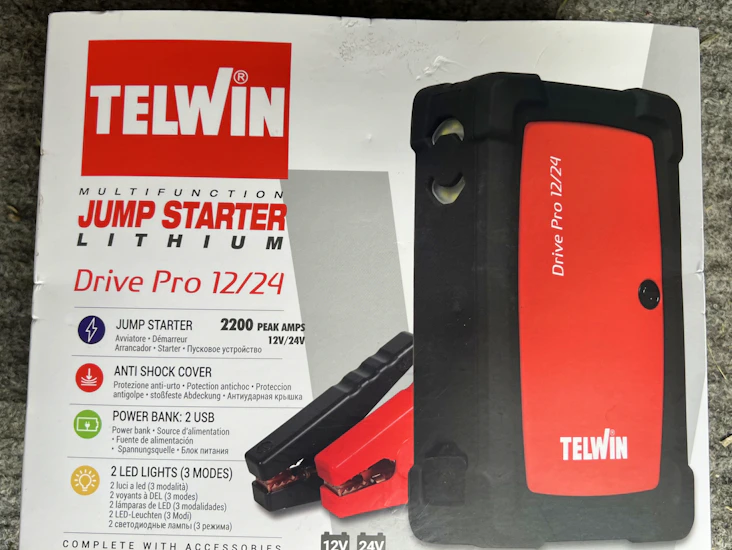 Starthjälp telwin drive pro 12/24v