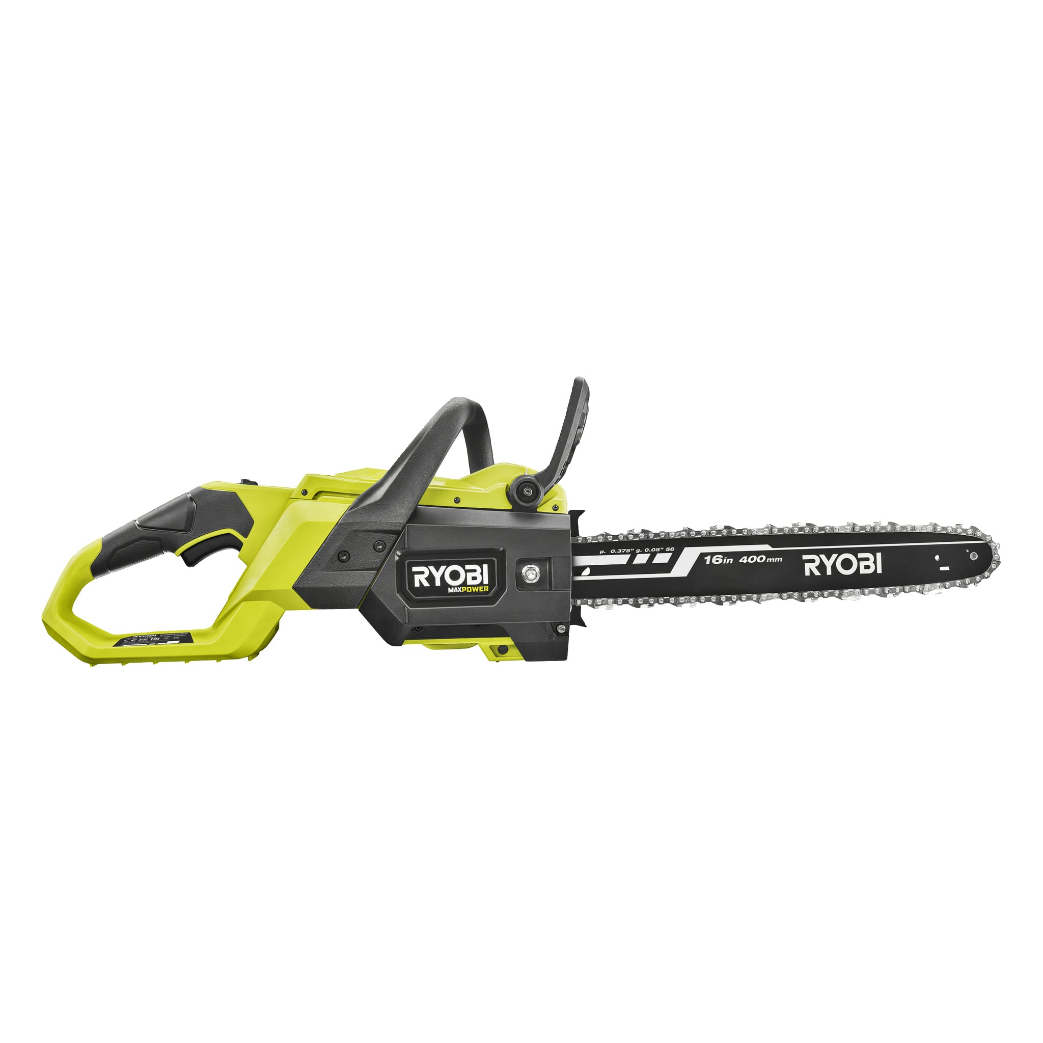 Batteridriven kedjesåg 36 v 16"/40 cm, extrabatteri samt laddare