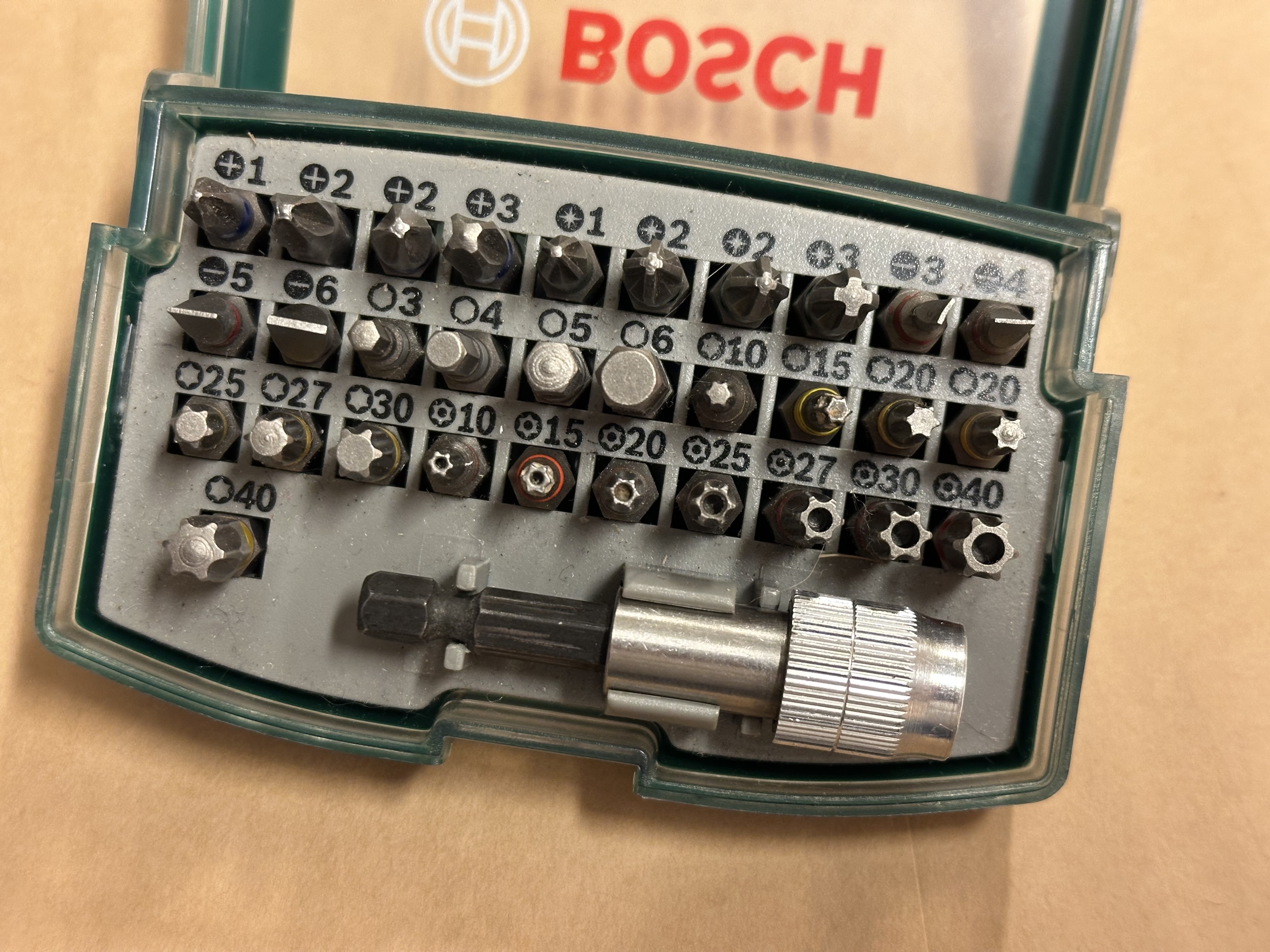 Bosch bitssett