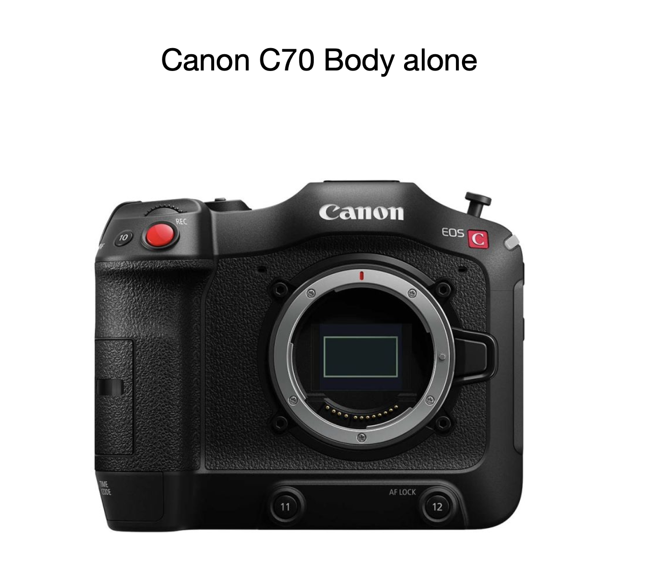 Canon c70 body alone
