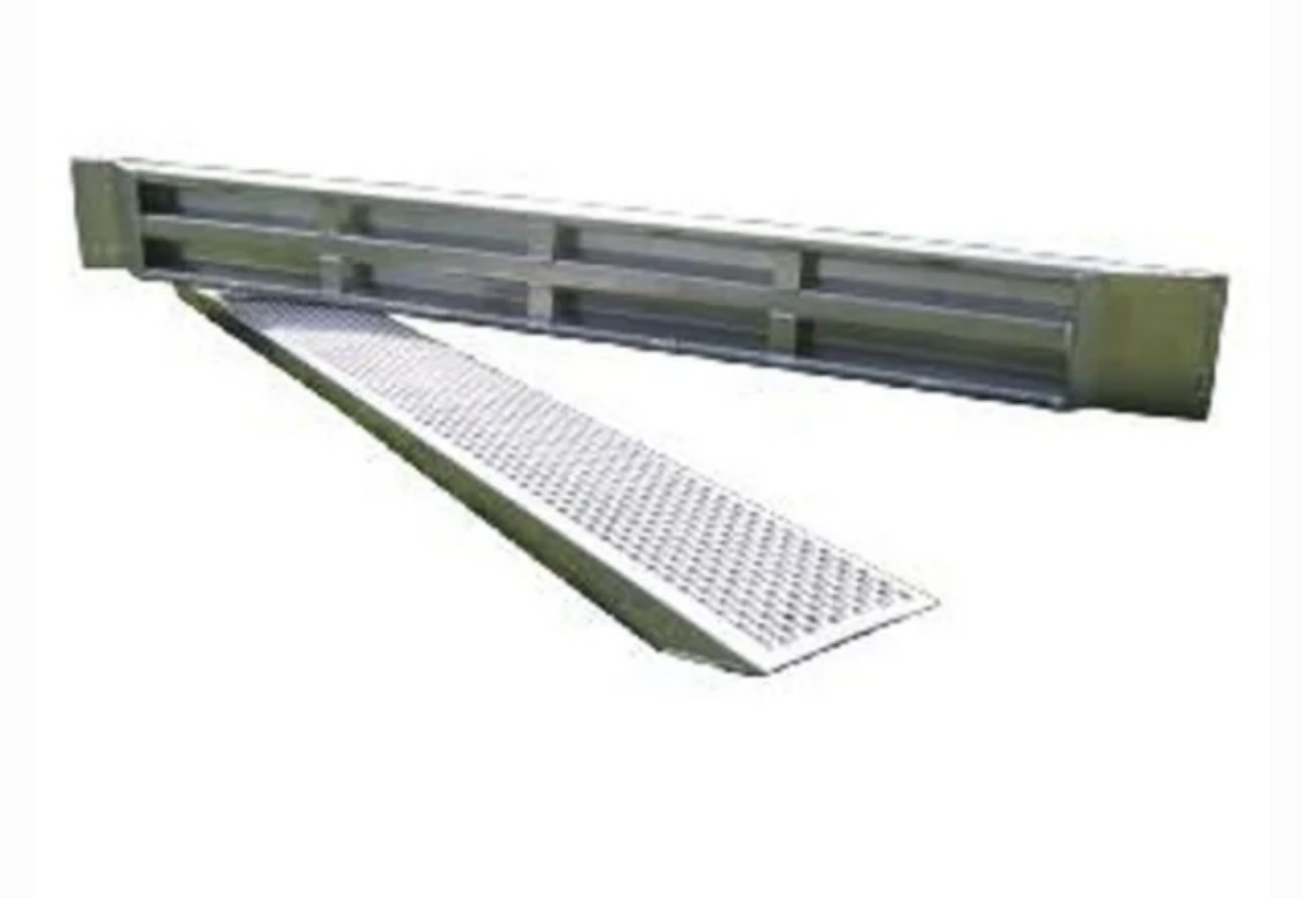 4 tonn aluminiums kjørebro/rampe