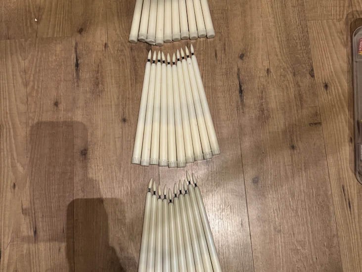 30 faux candle stick