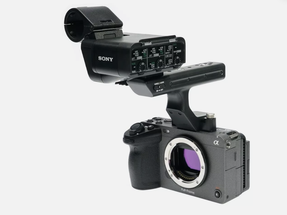 Sony fx3 full frame cinema camera with audio handle + tilta cage