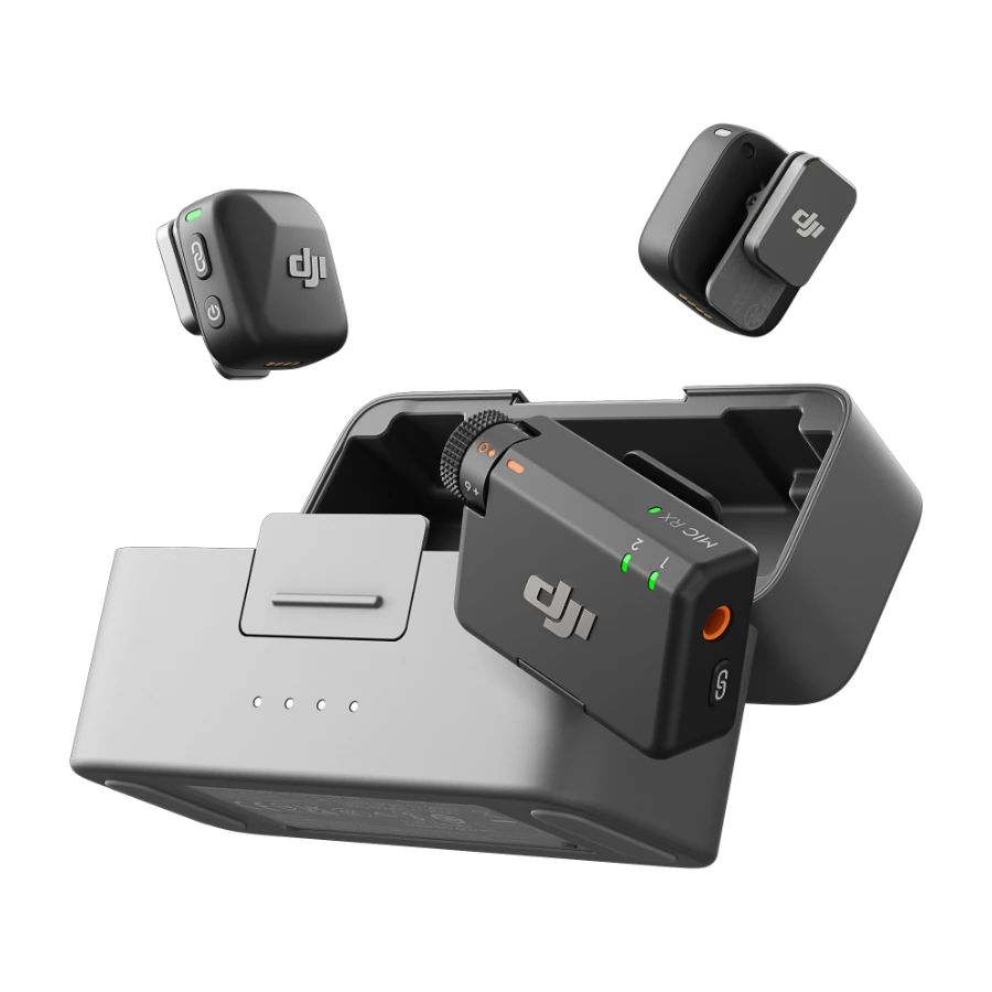 Dji mic mini mikrofonsystem (2 tx + 1 rx + ladeetui)