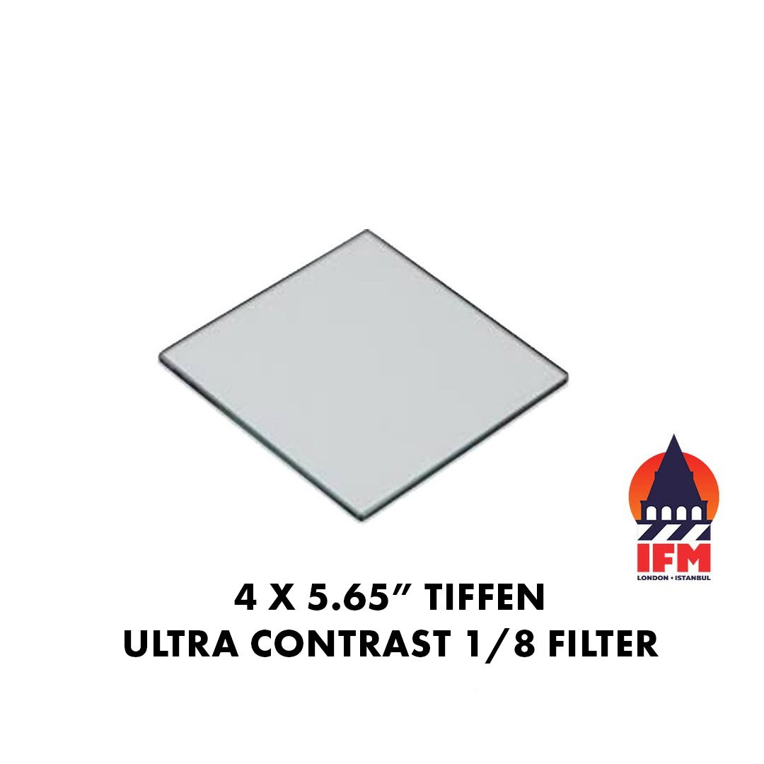 4 x 5.65” tiffen ultra contrast 1/8 filter 