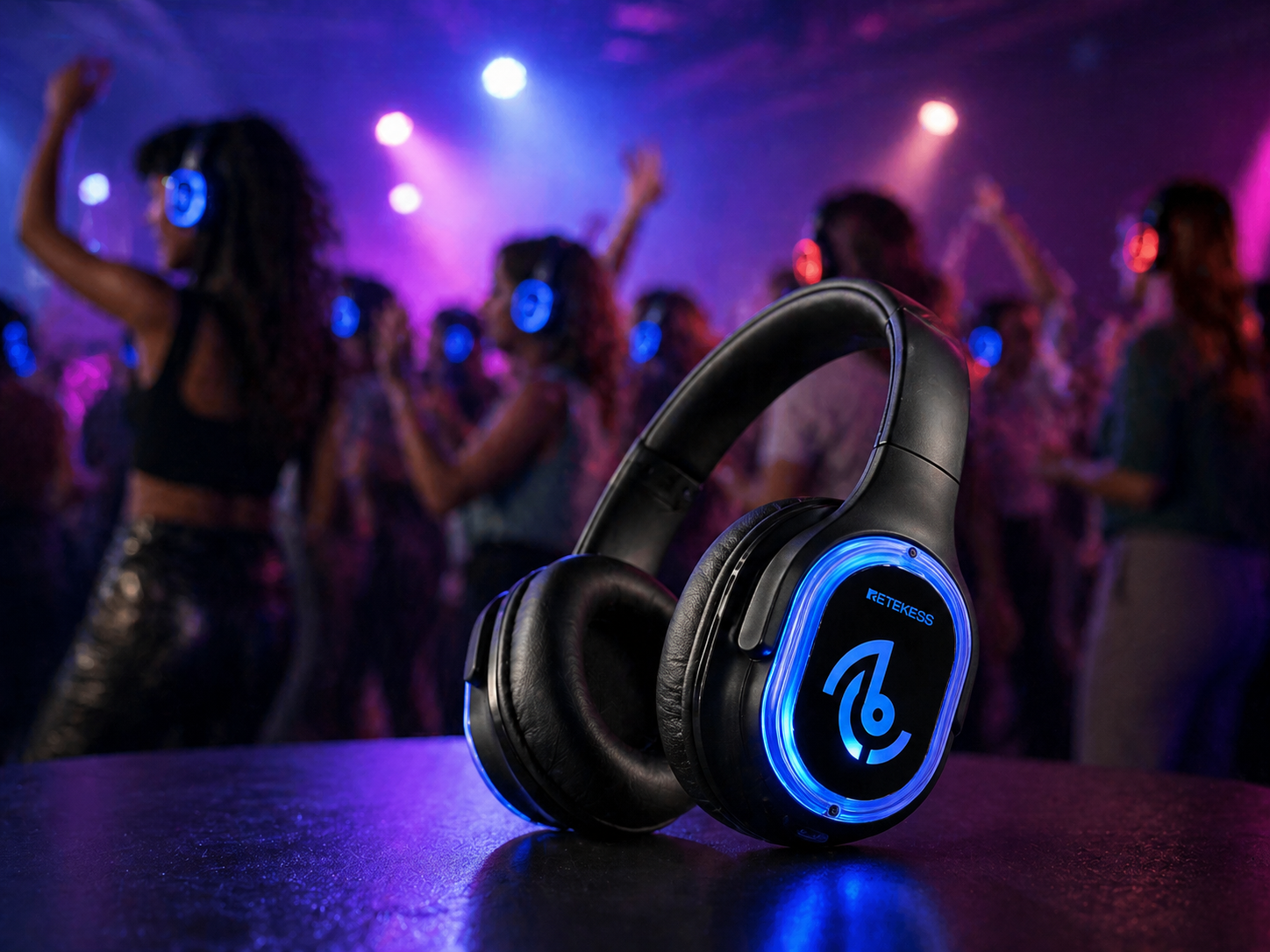 Silent disco hörlurar – perfekt för fest, event & mässa!
