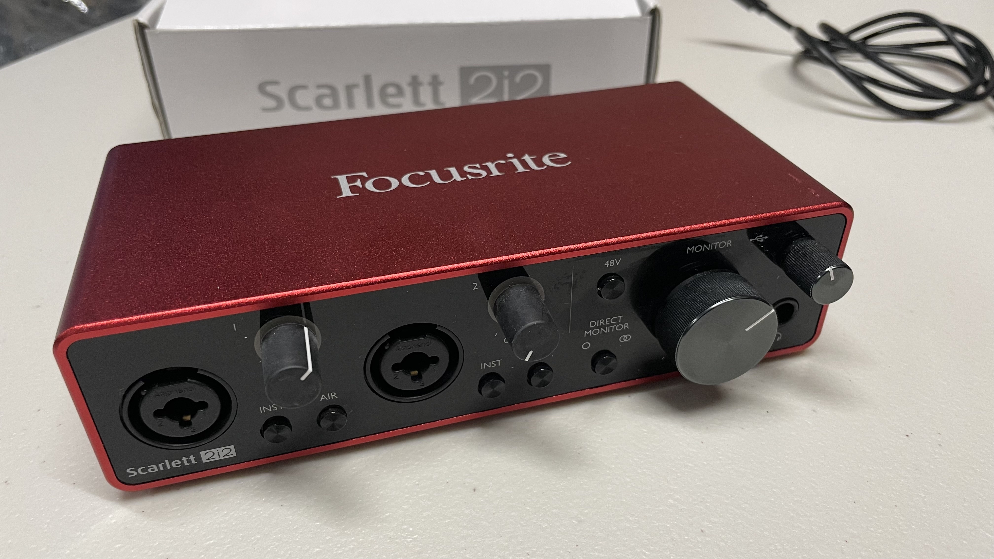 Scarlett 2i2 usb audio interface