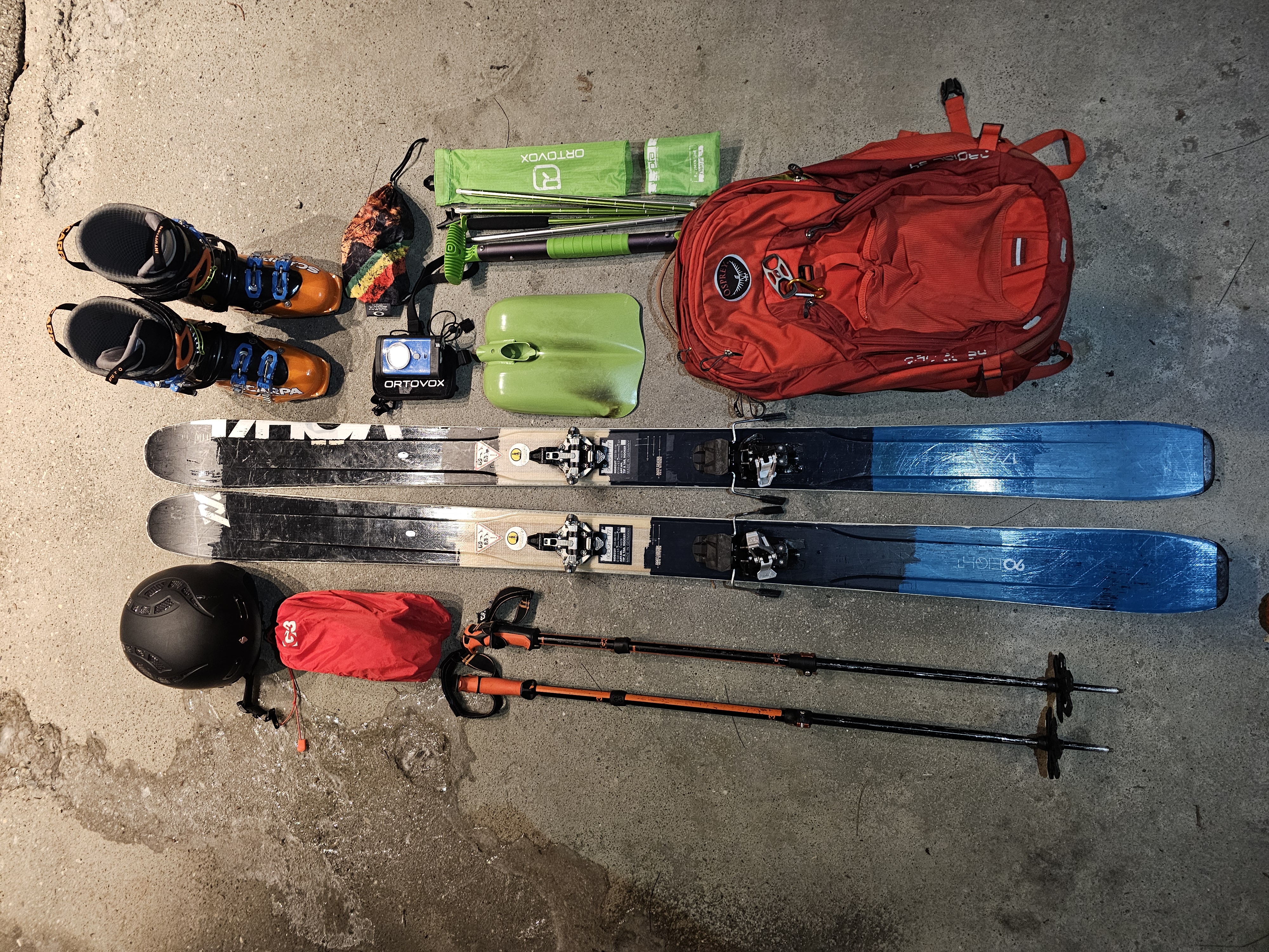 Komplett toppturpakke (177cm, str 43)