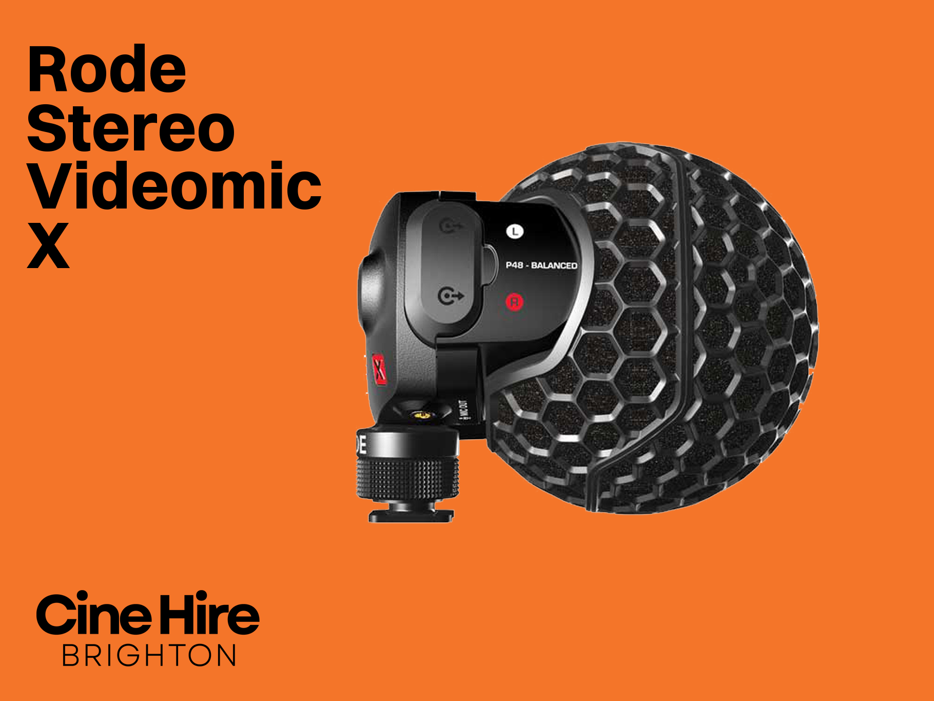 Rode stereo videomic x microphone