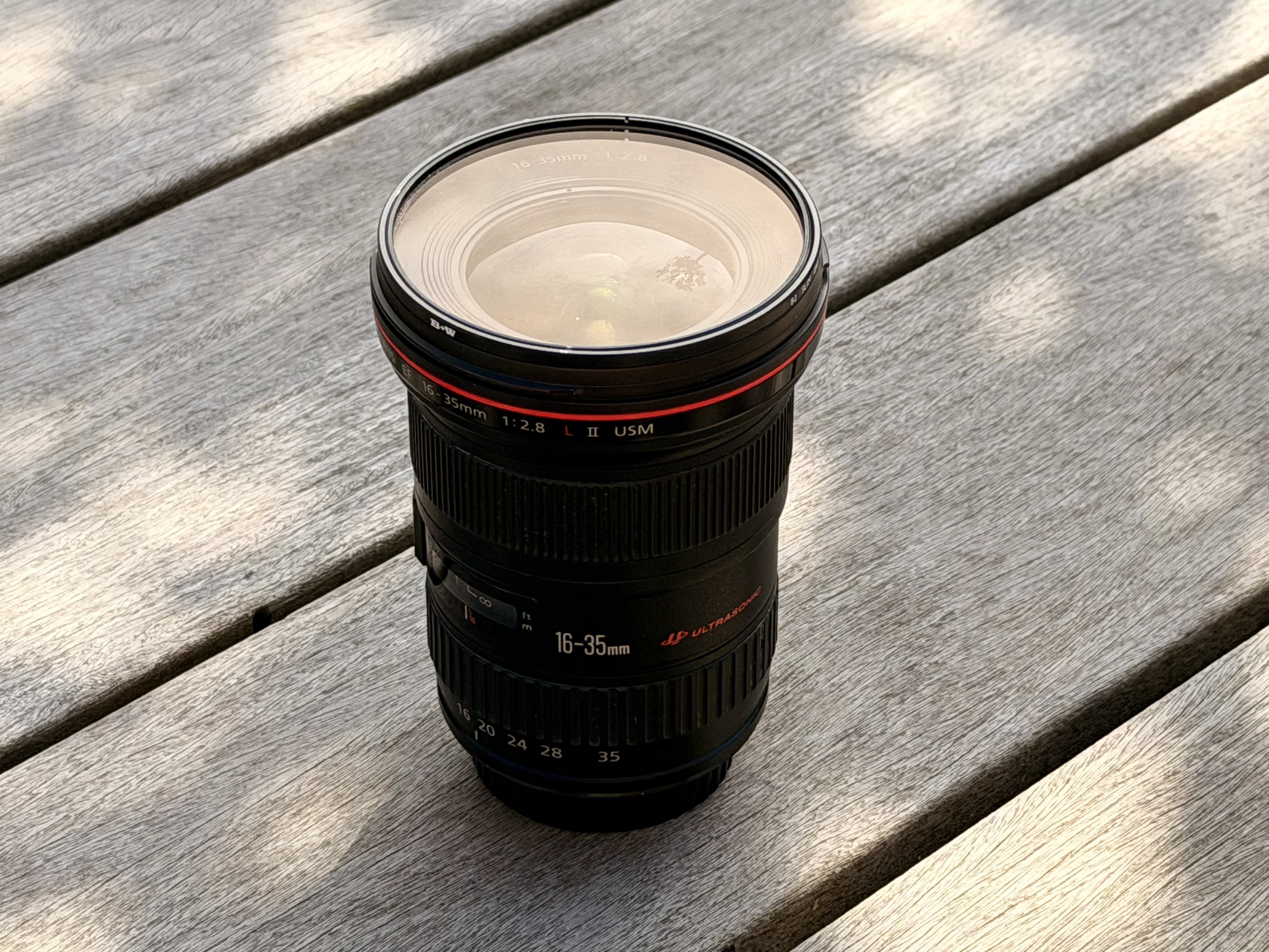  canon ef 16-35 f2.8 l ii + uv + c-pol slim filter b+w