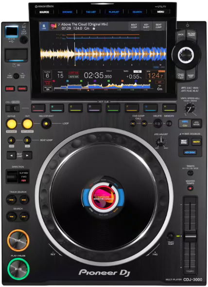Pioneer cdj-3000 single unit hire – club standard dj decks – sheffield