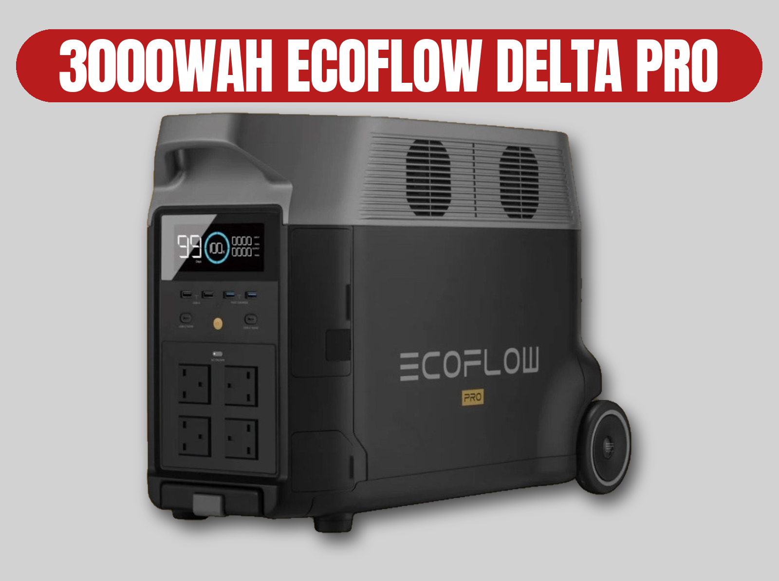 Ecoflow delta pro | 3000wah portable power station / ultimate energy solution