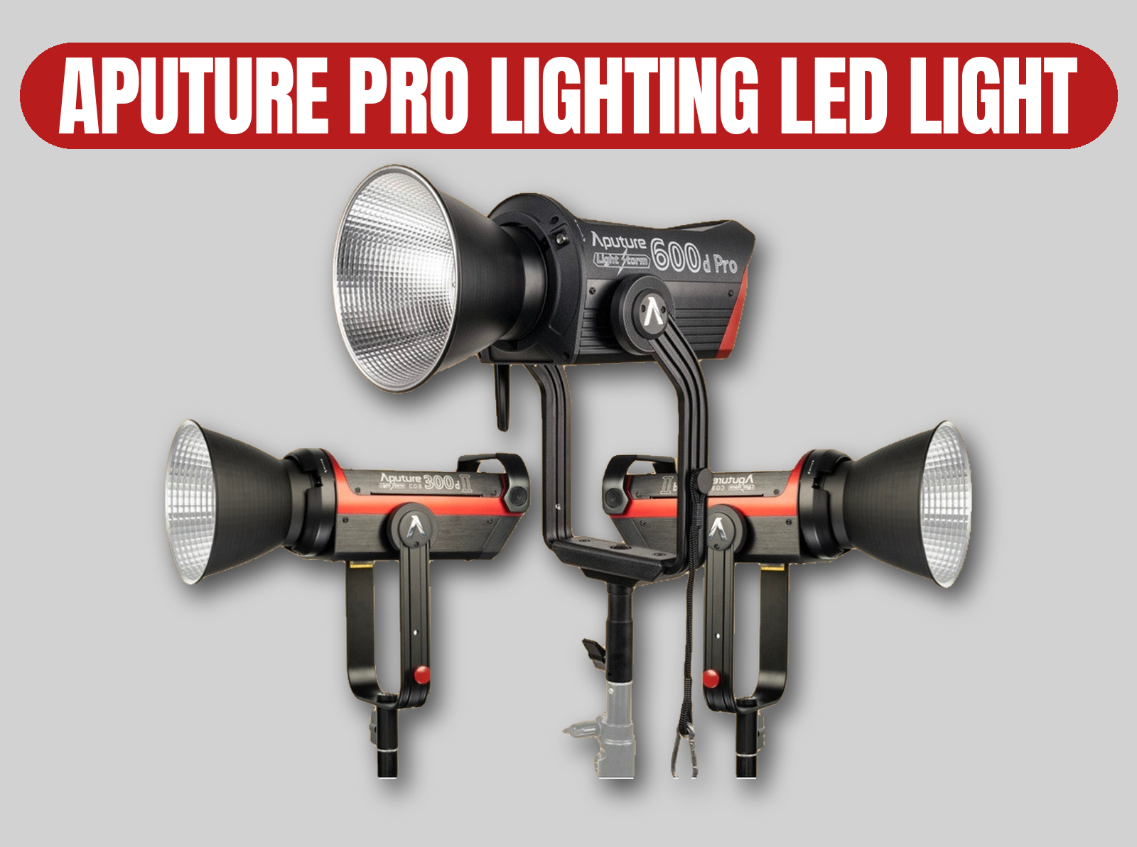Aputure pro led light kit | 600d pro / 300d ii / lighting / nanlite / 600x / 600c