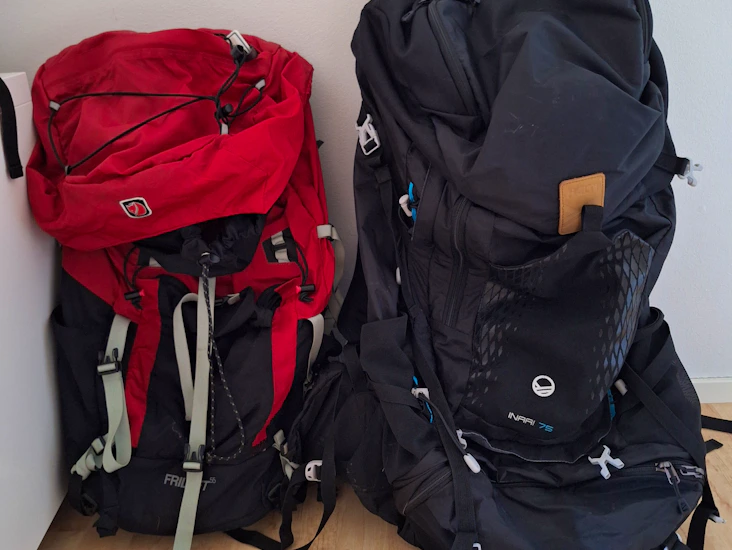 2 kpl rinkka: 55 l ja 75 l