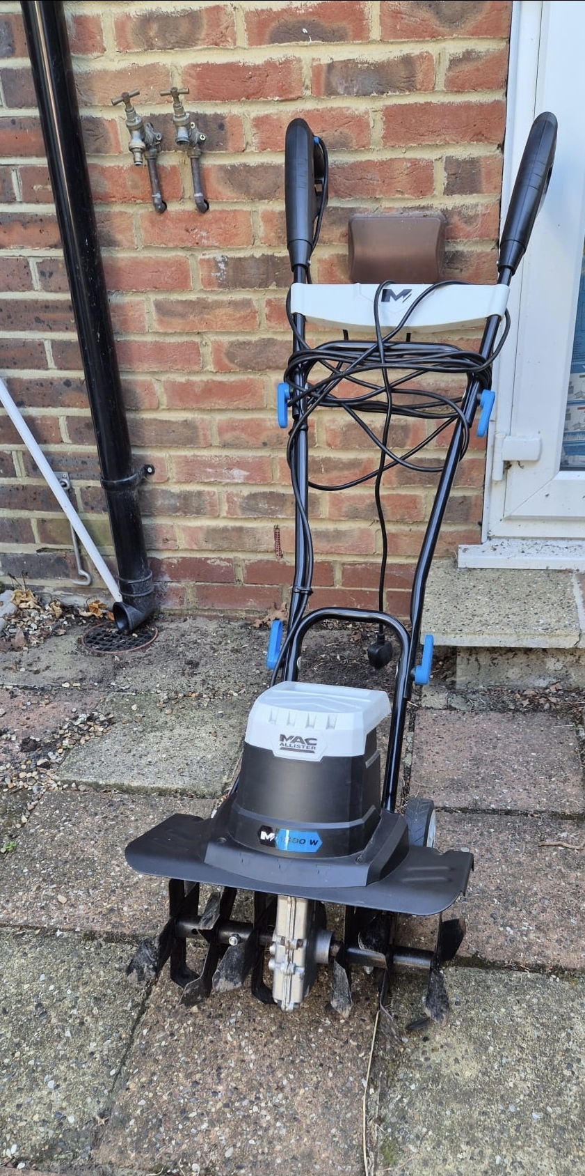 Mac allister 1400w electric tiller / rototiller