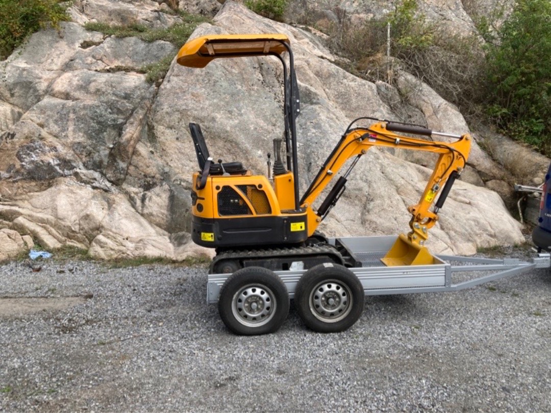 Minigrävare ca 1000 kg