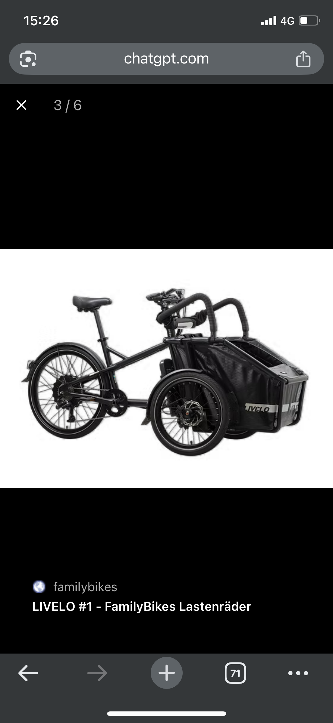 Livelo lådcyckel