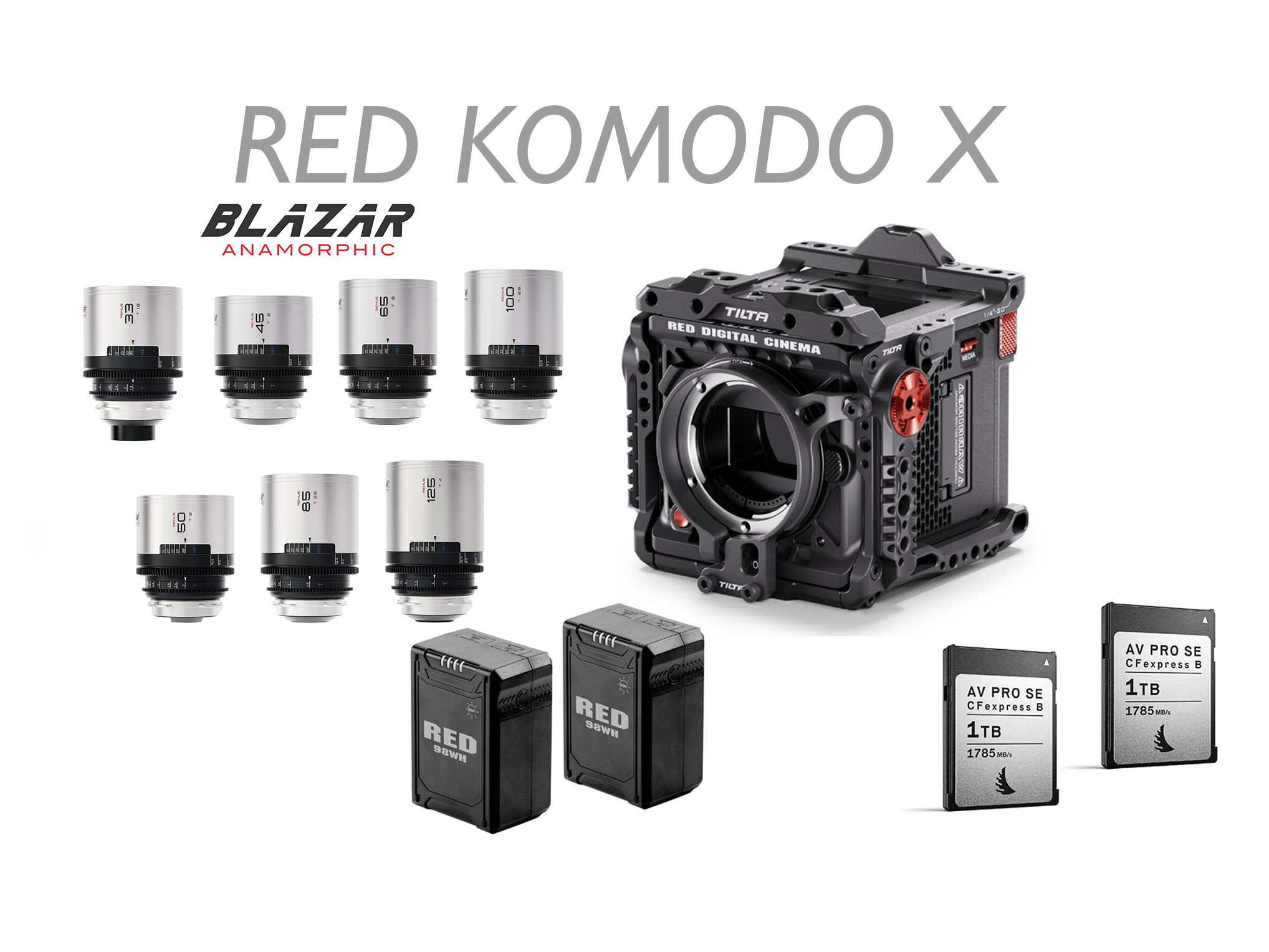 Red komodo x blazar remus anamorphic
