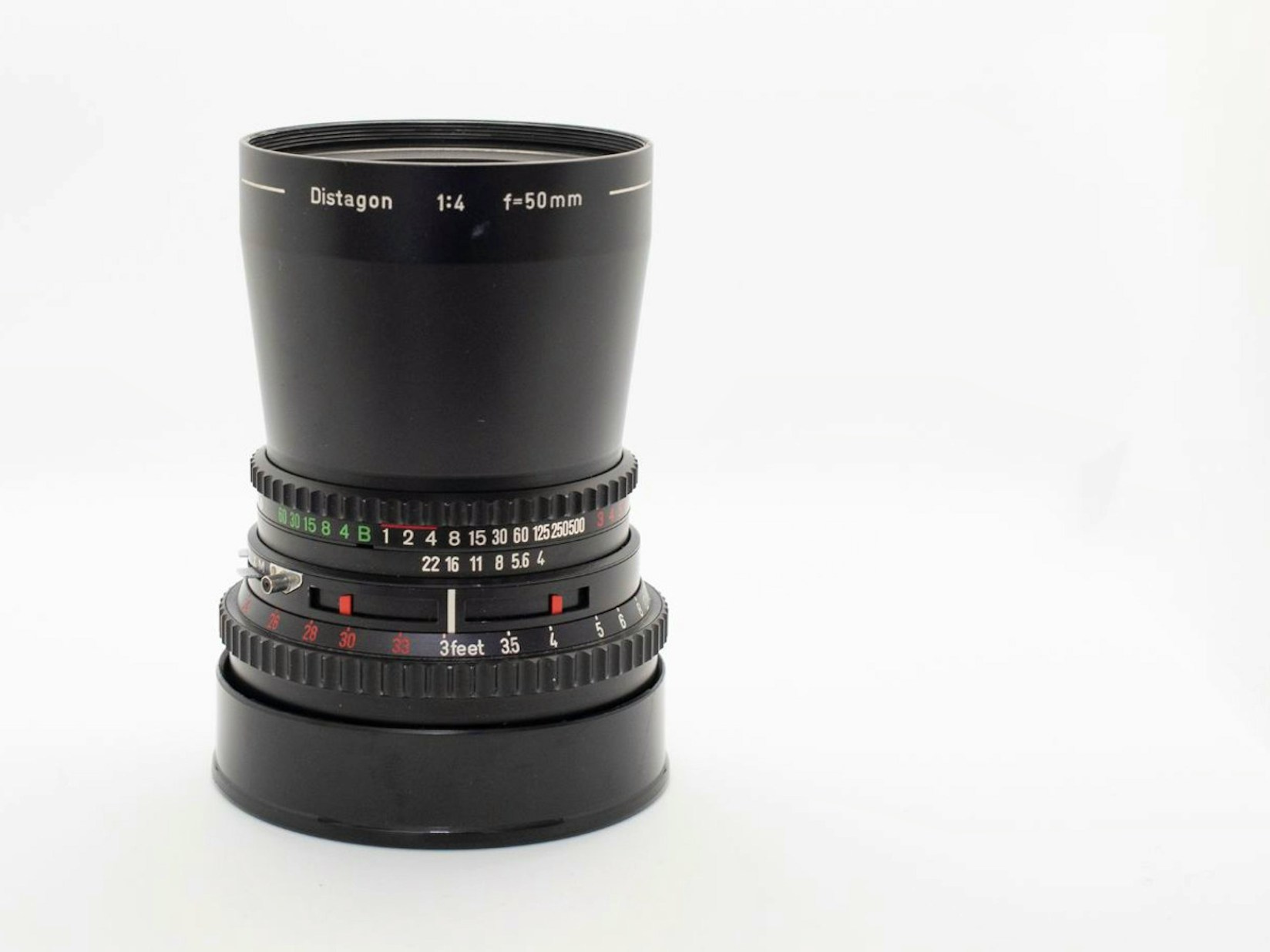 Hasselblad distagon 50mm f4 w/ hood 