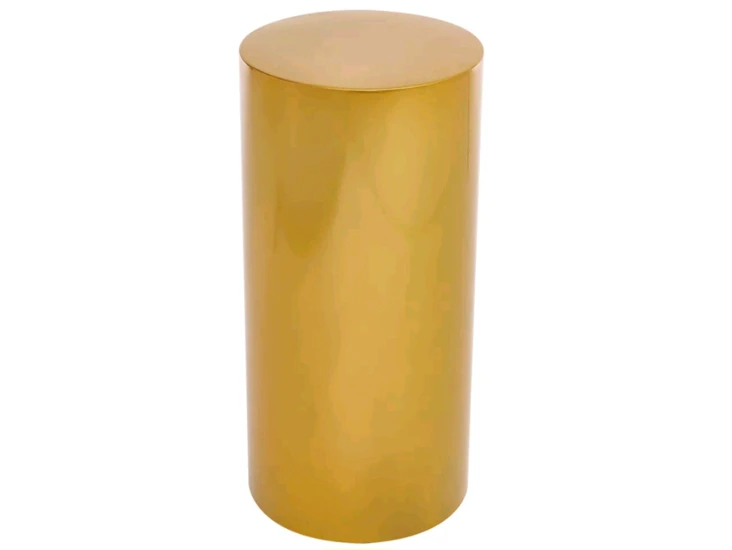 40x90cm gold plinth/cake stand (including white fabric cover)