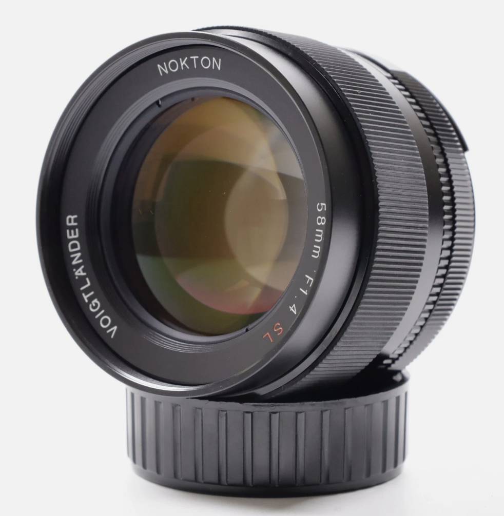 Voigtländer 58mm nokton 1.4 sl ii  with canon ef mount 