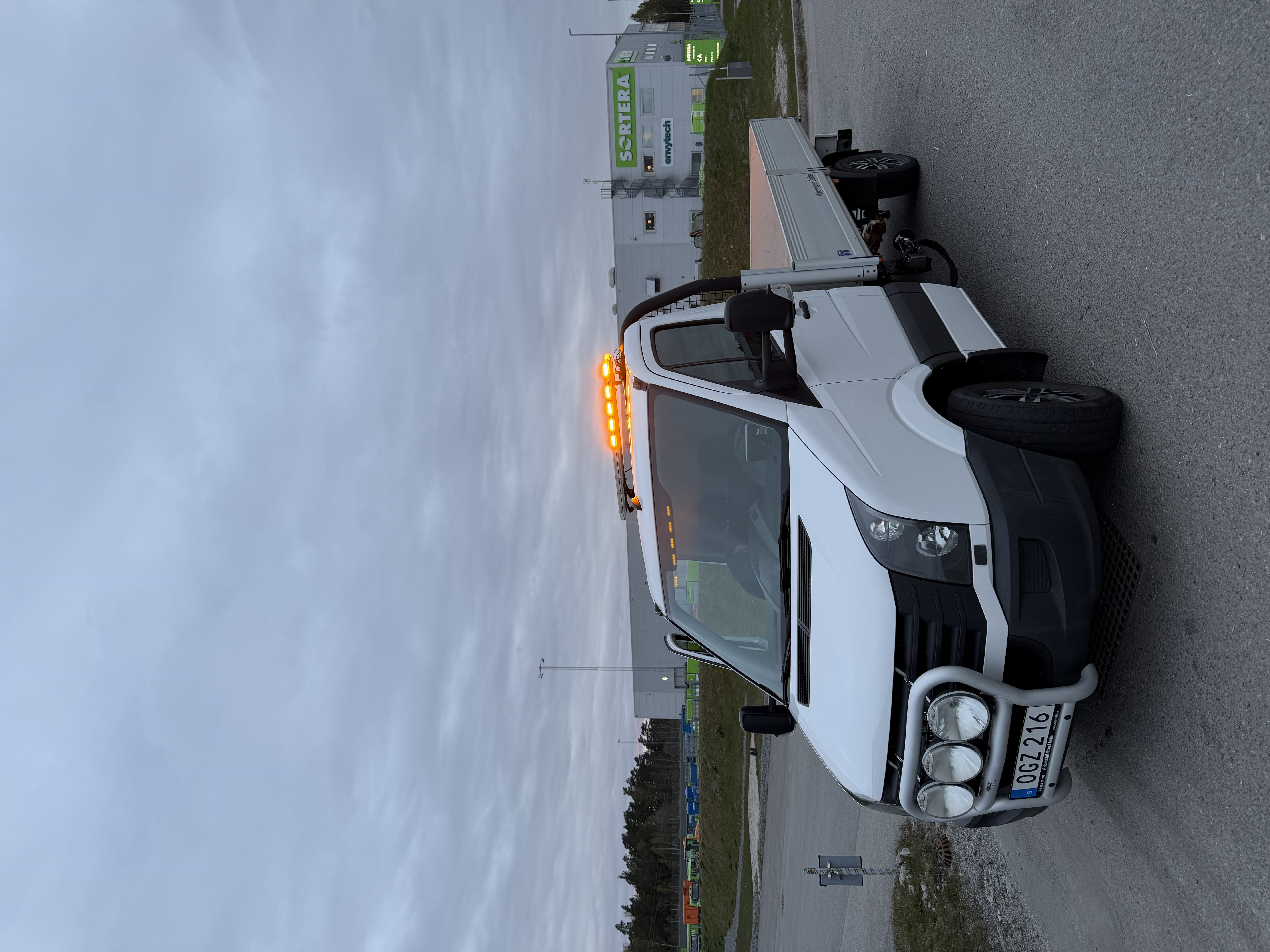 Kranbil b-kort volkswagen crafter 