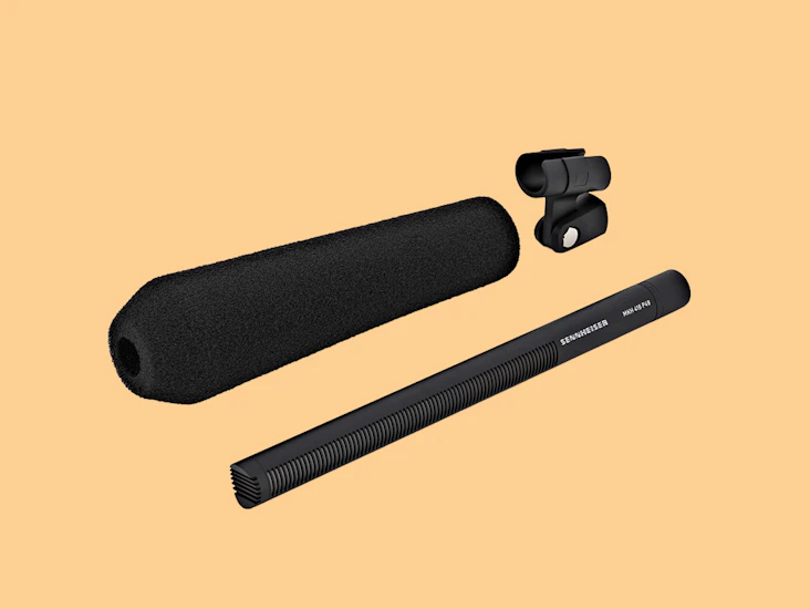 Sennheiser mkh 416 p 48 condenser microphone