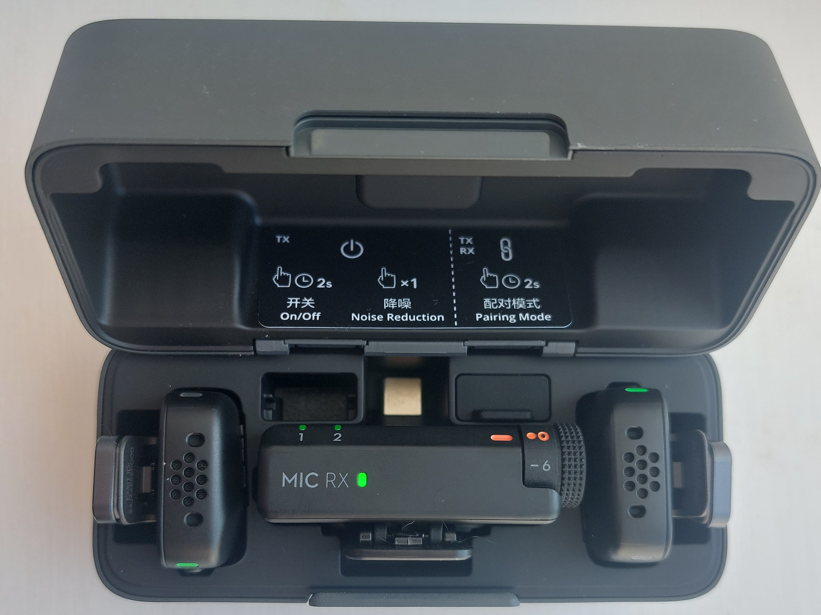 Dji mic mini (2 tx + 1 rx + charging case) wireless lavalier microphone