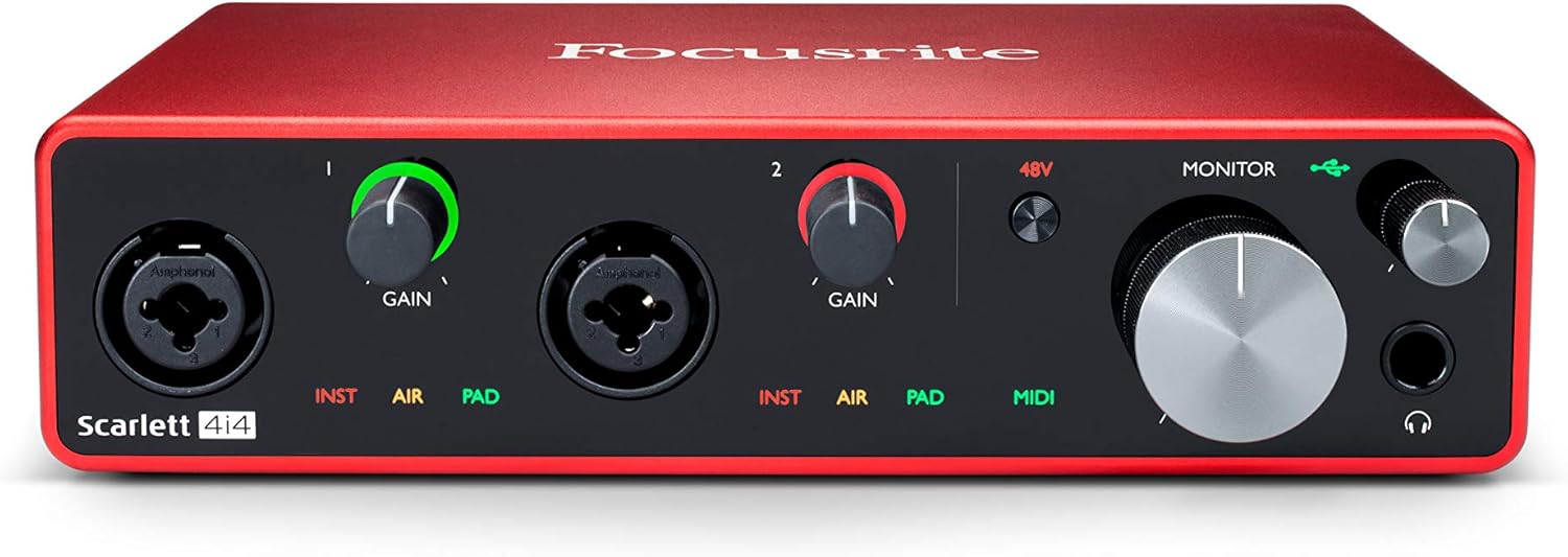 Focusrite scarlett 4i4 ljudkort