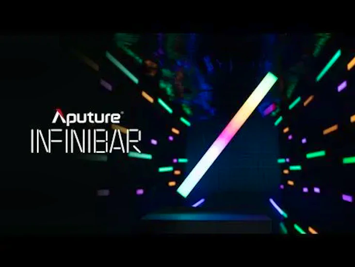 Aputure infinibar pb3 + grid led light tube color party