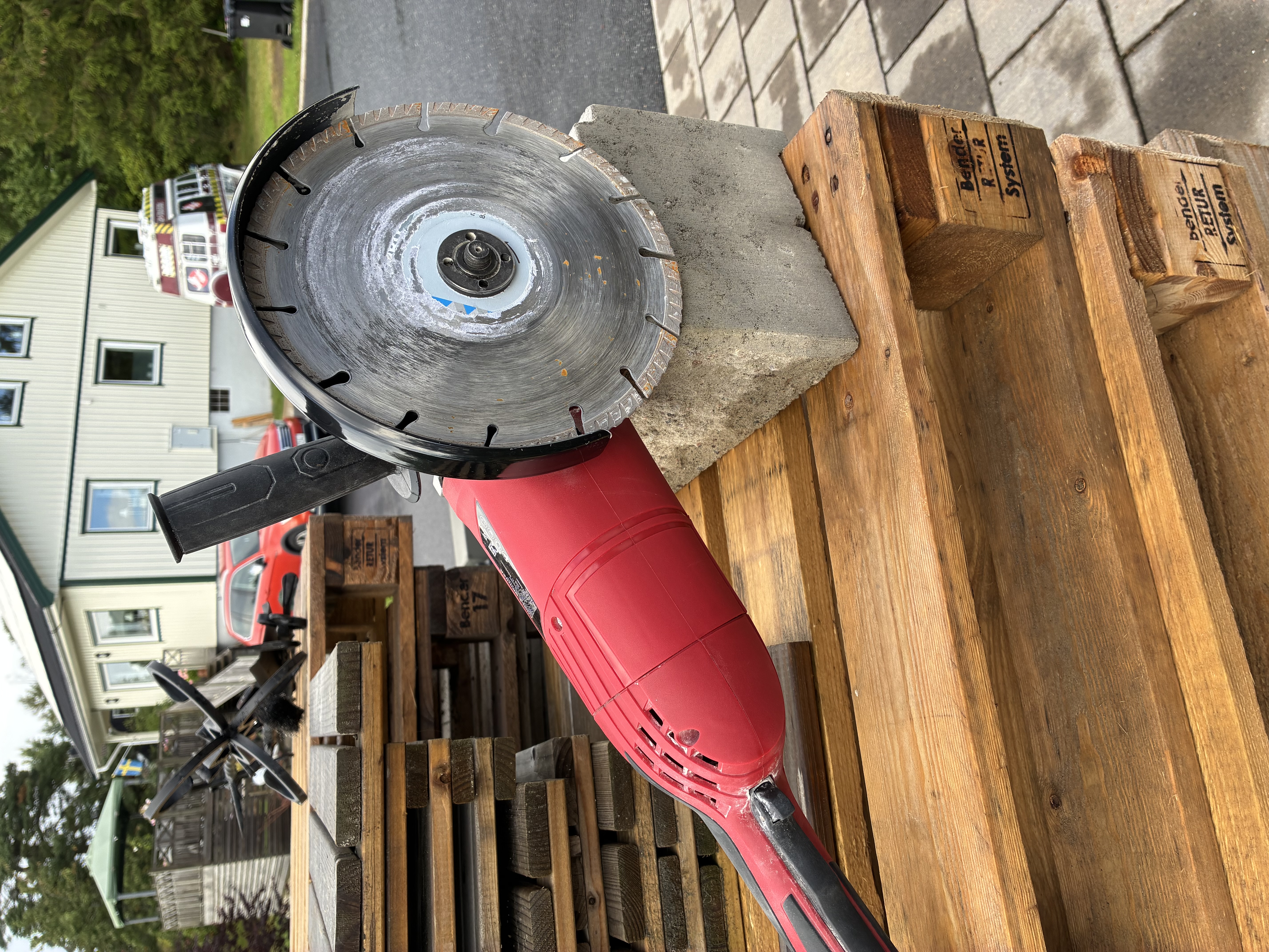 Vinkelslip 230 v 2000 w ø230 mm