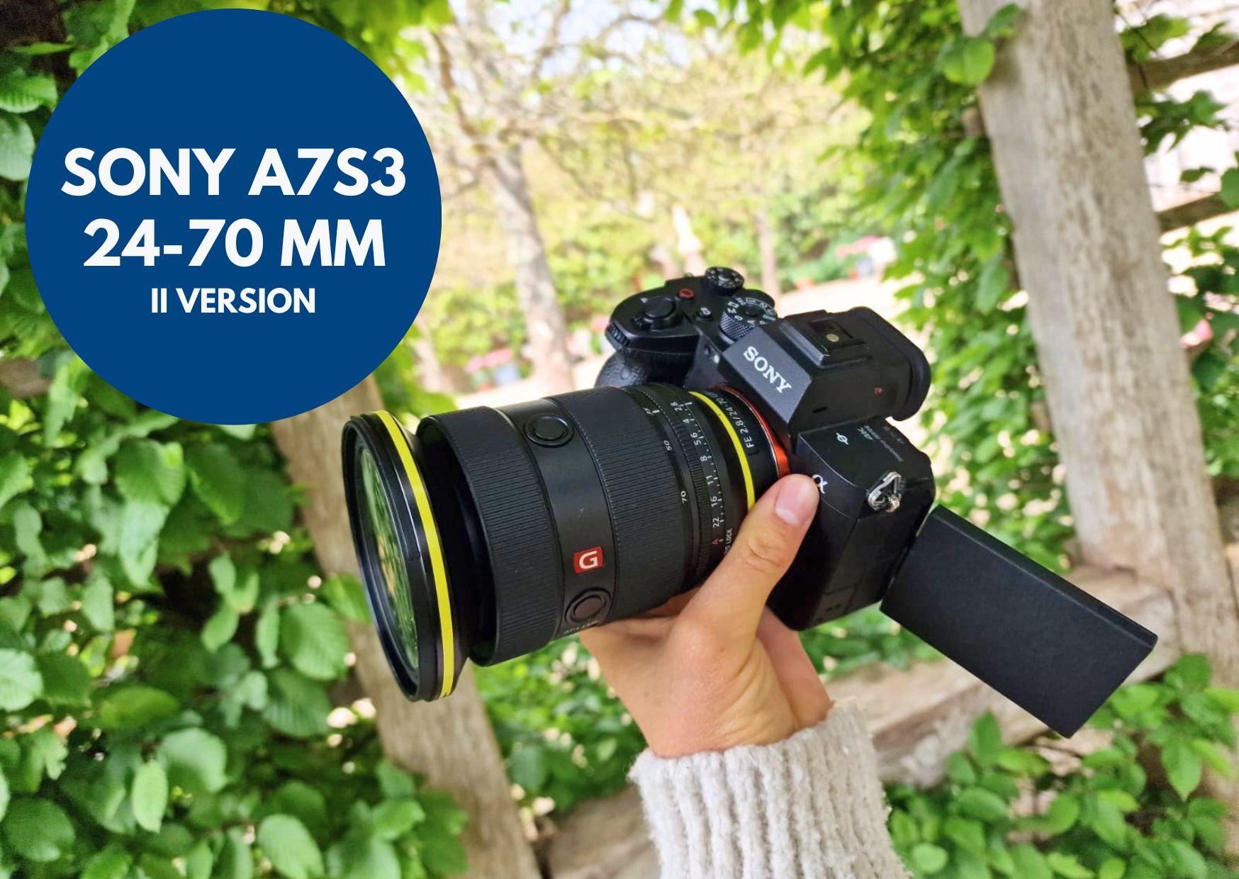 Sony a7s3 + sony 24-70 mm gm f2.8 version ii / second version / 