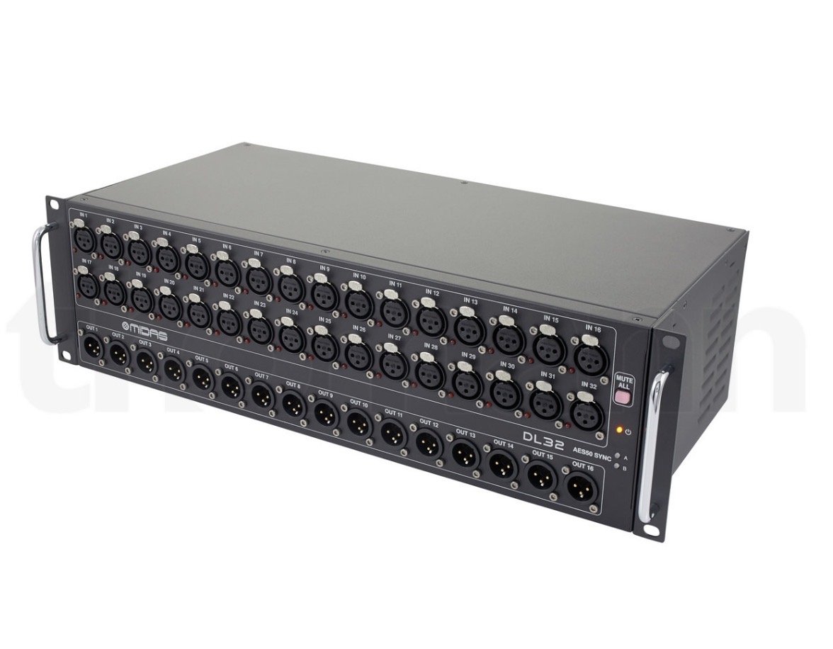Stagebox, cat-kabel, di-box, mickstativ och xlr-kablar