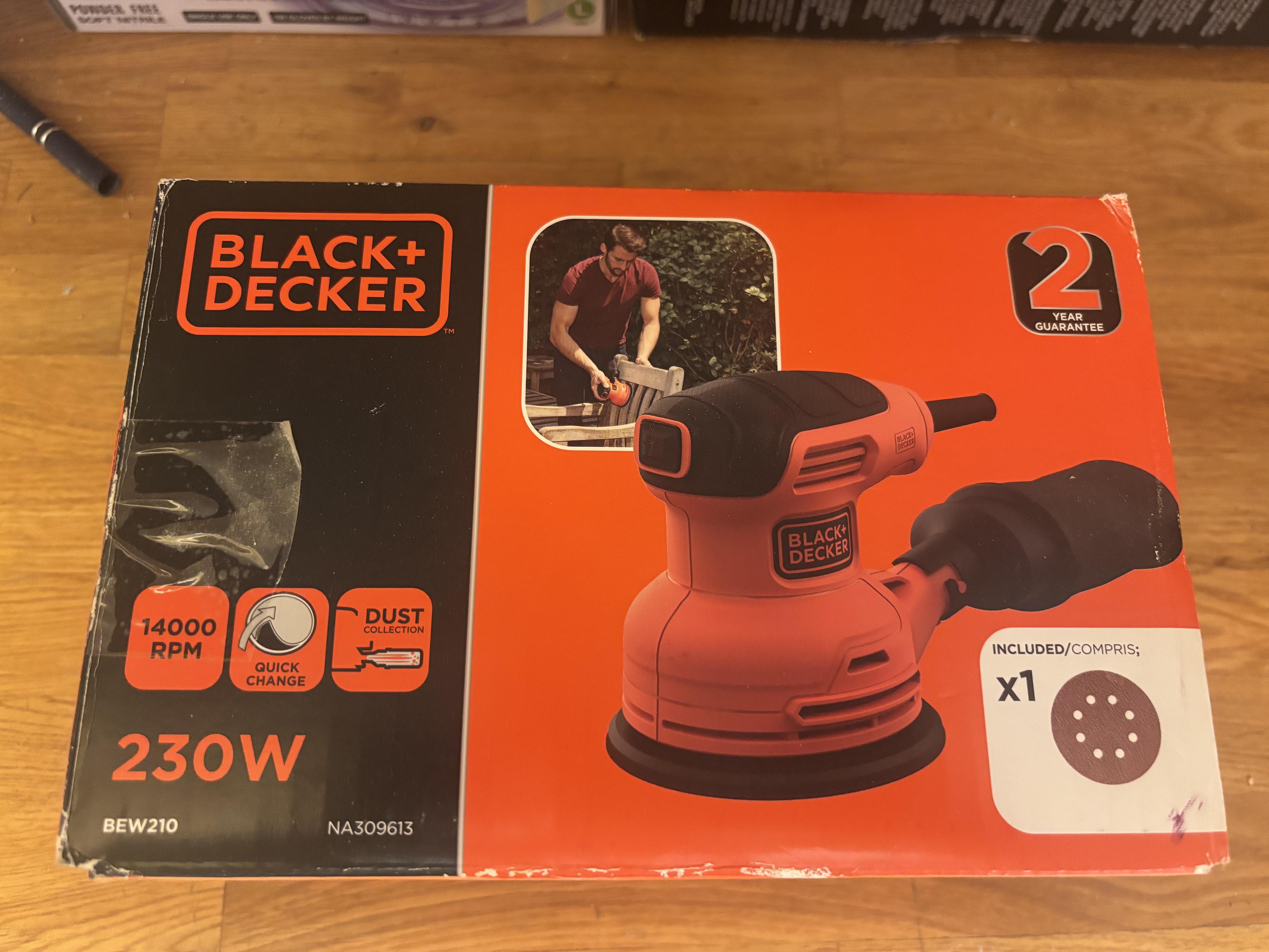 Eksentersliper black & dacker 