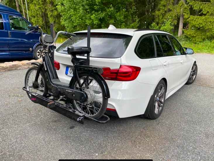 Ställning för att transportera moped, cross mm