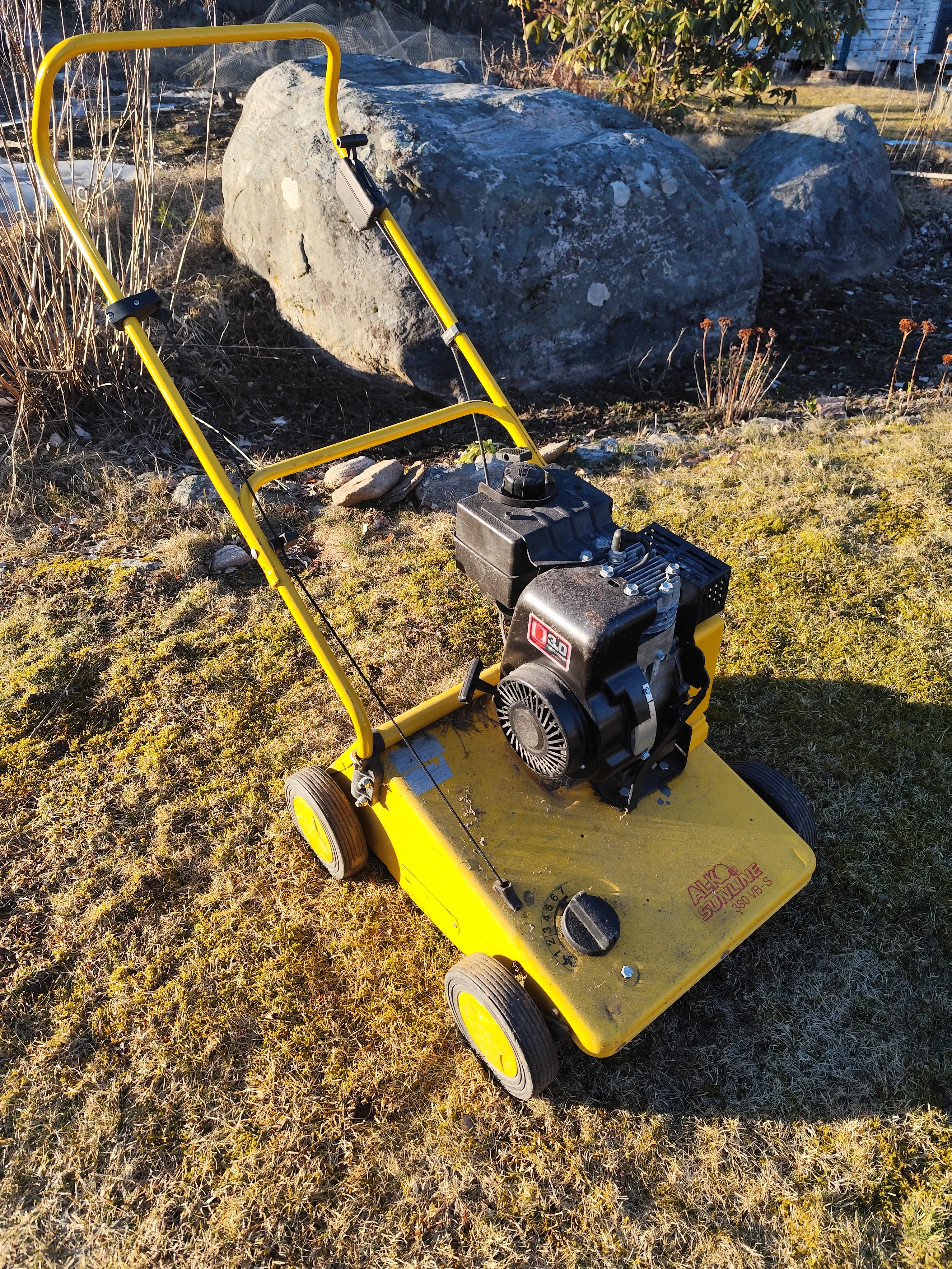 Bensindriven vertikalskärare 