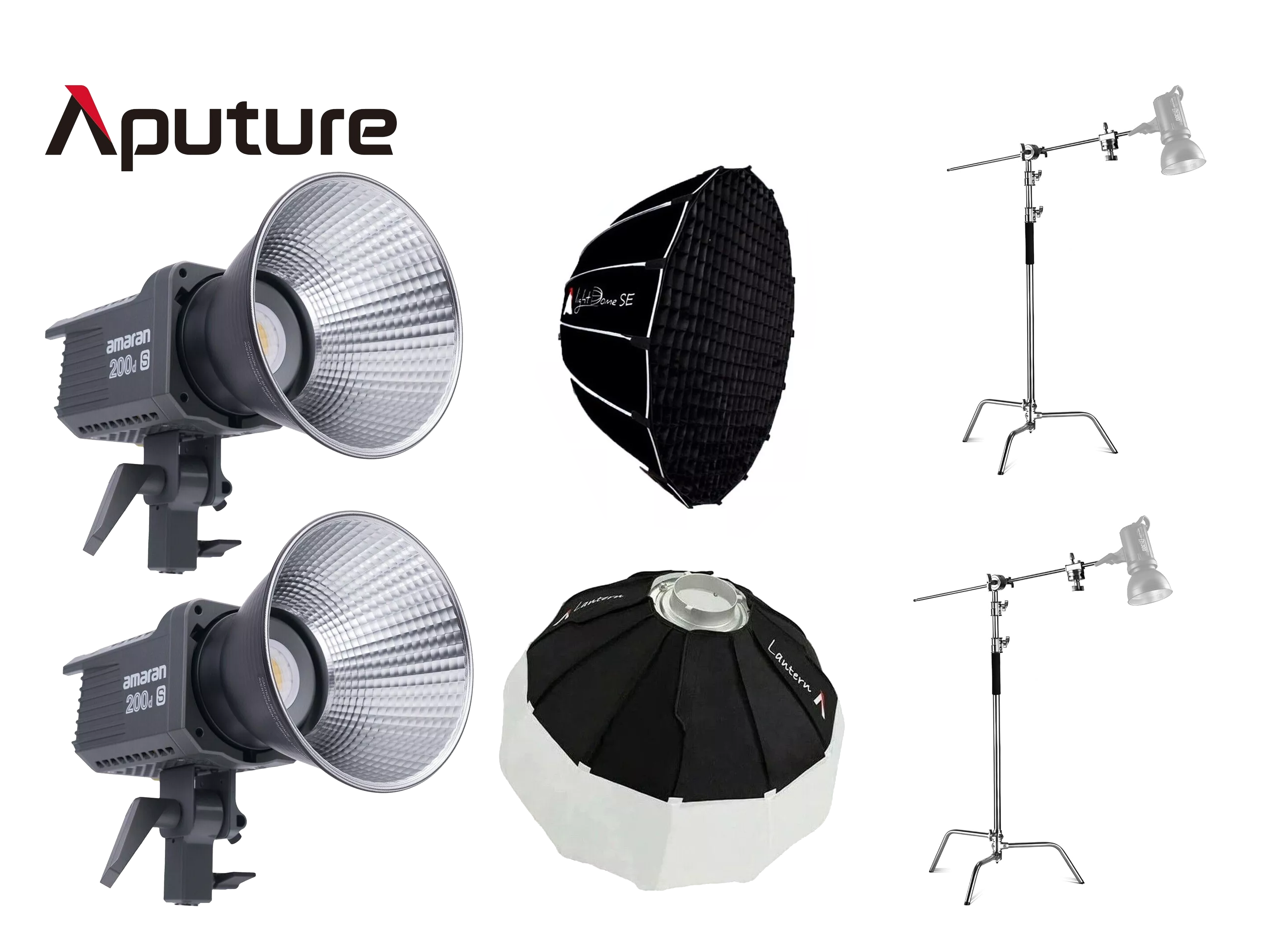 2 amaran 200d s daylight led lights